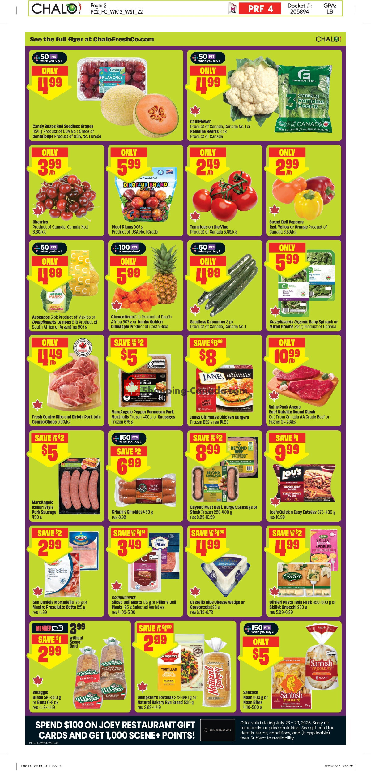 Chalo FreshCo flyer from Thursday July 23, 2026 to Wednesday July 29, 2026 - page 3