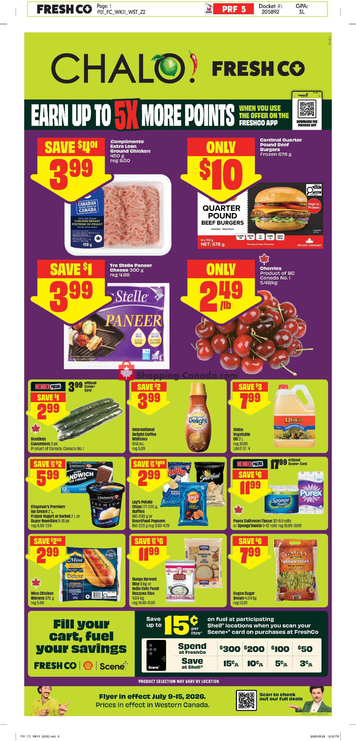 Chalo FreshCo flyer from Thursday July 9, 2026 to Wednesday July 15, 2026 - page 1