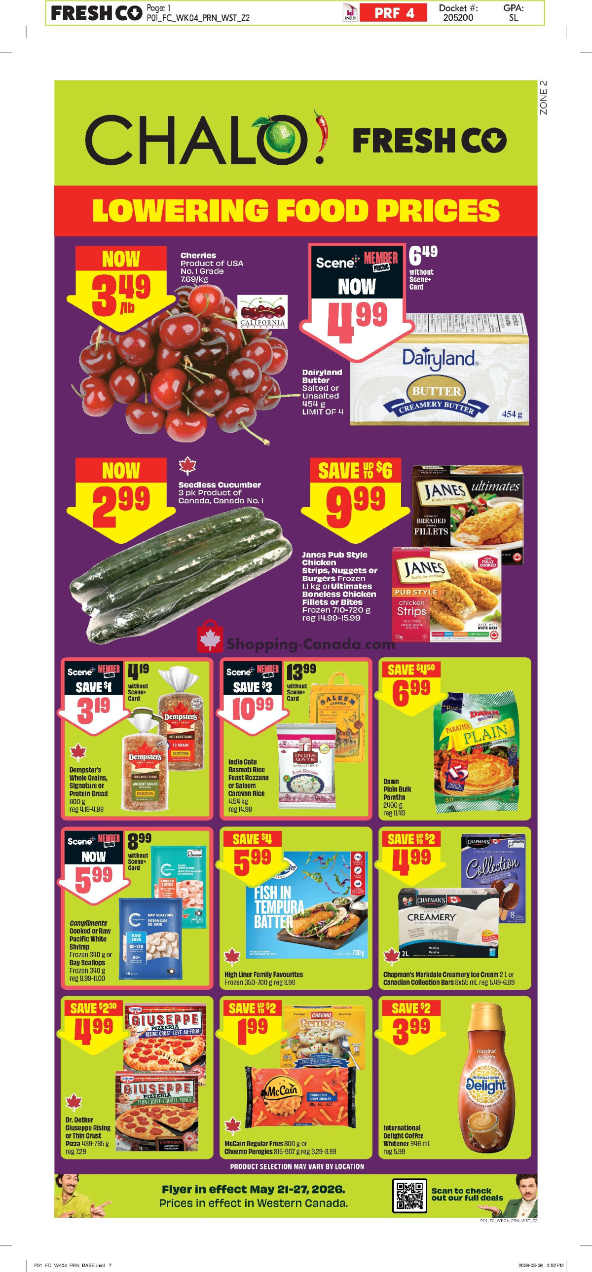 Chalo FreshCo flyer from Thursday May 21, 2026 to Wednesday May 27, 2026 - page 1