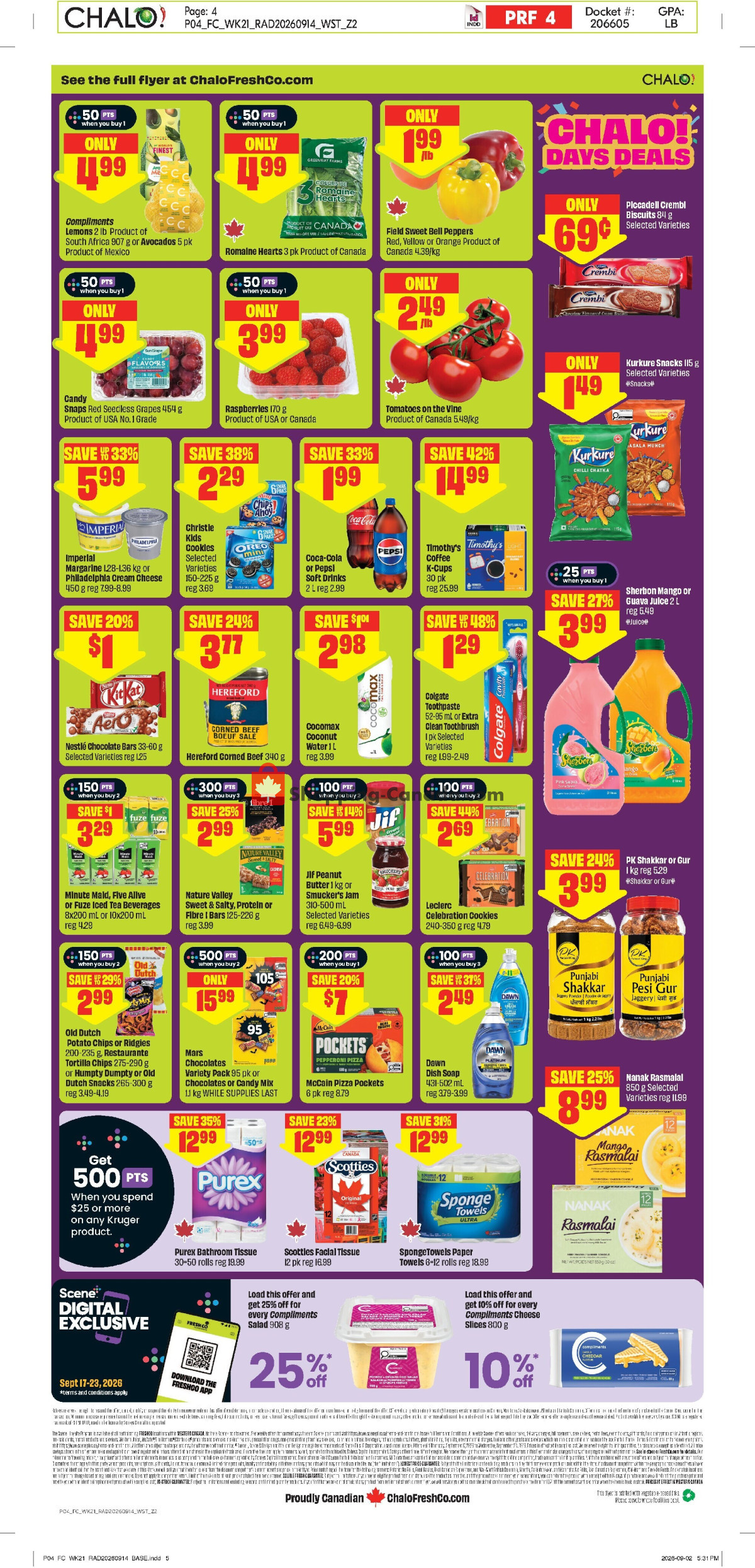 Chalo FreshCo flyer from Thursday September 17, 2026 to Wednesday September 23, 2026 - page 2