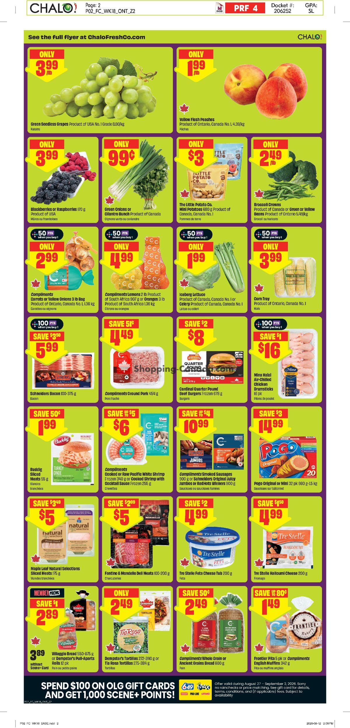 Chalo FreshCo flyer from Thursday August 27, 2026 to Wednesday September 2, 2026 - page 3