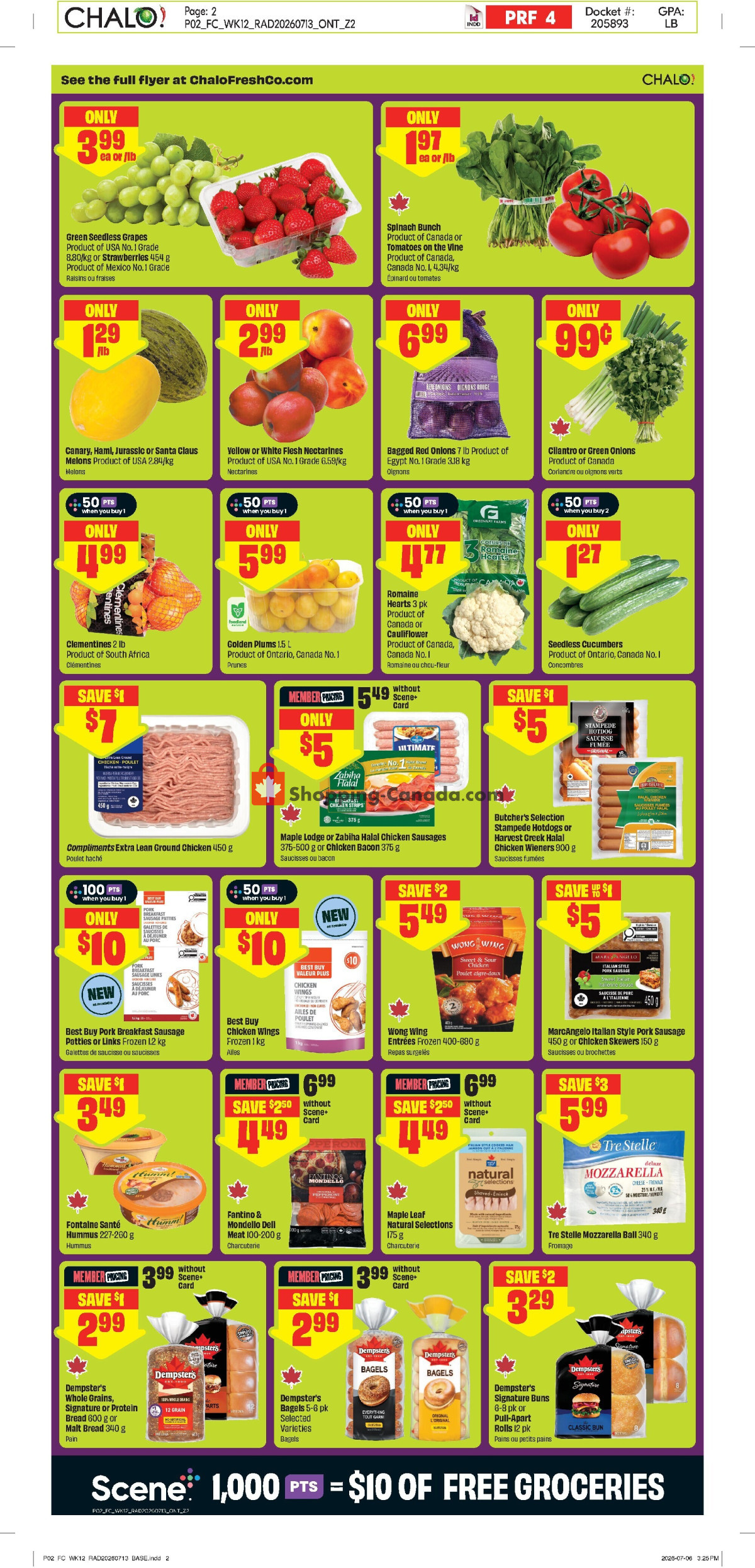 Chalo FreshCo flyer from Thursday July 16, 2026 to Wednesday July 22, 2026 - page 2