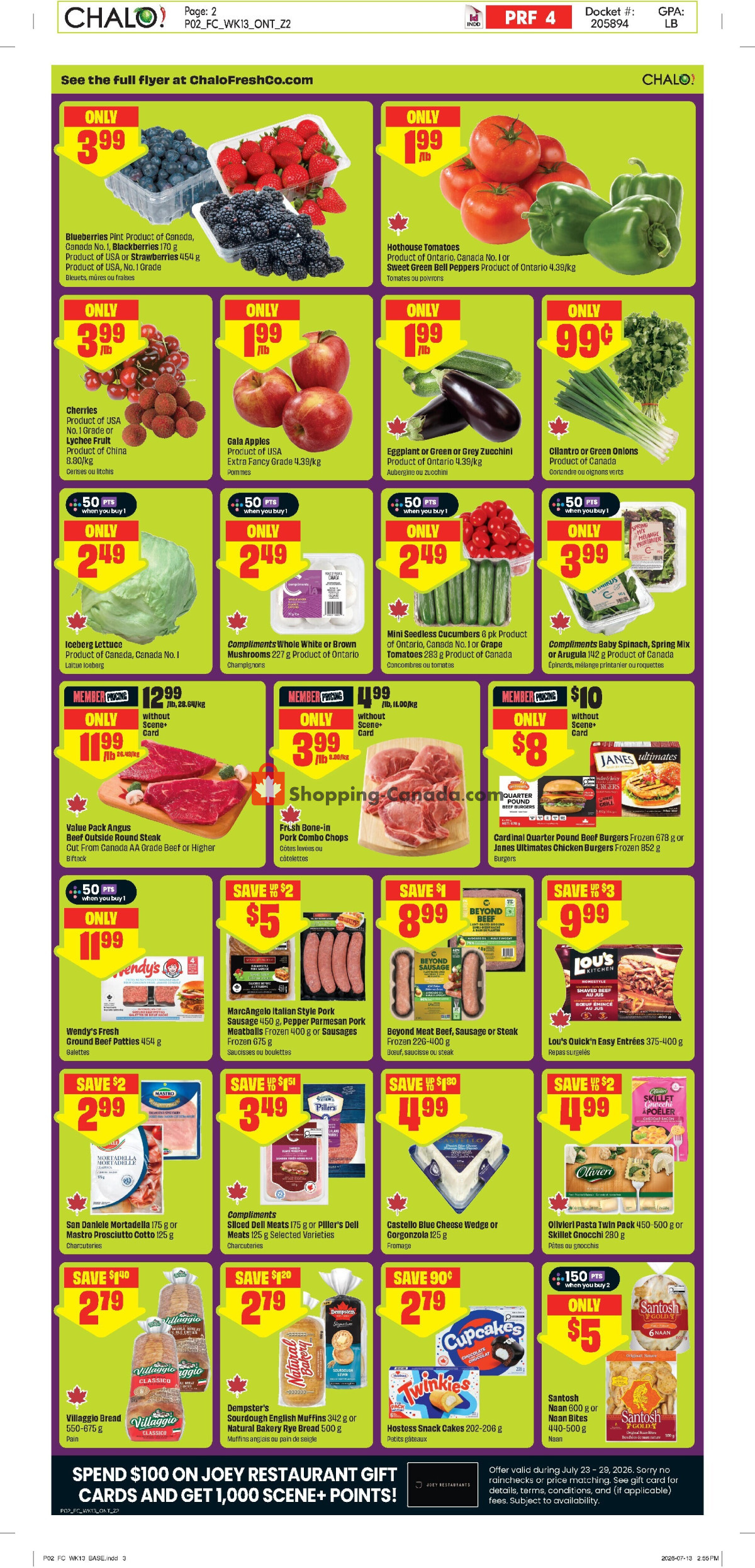Chalo FreshCo flyer from Thursday July 23, 2026 to Wednesday July 29, 2026 - page 3
