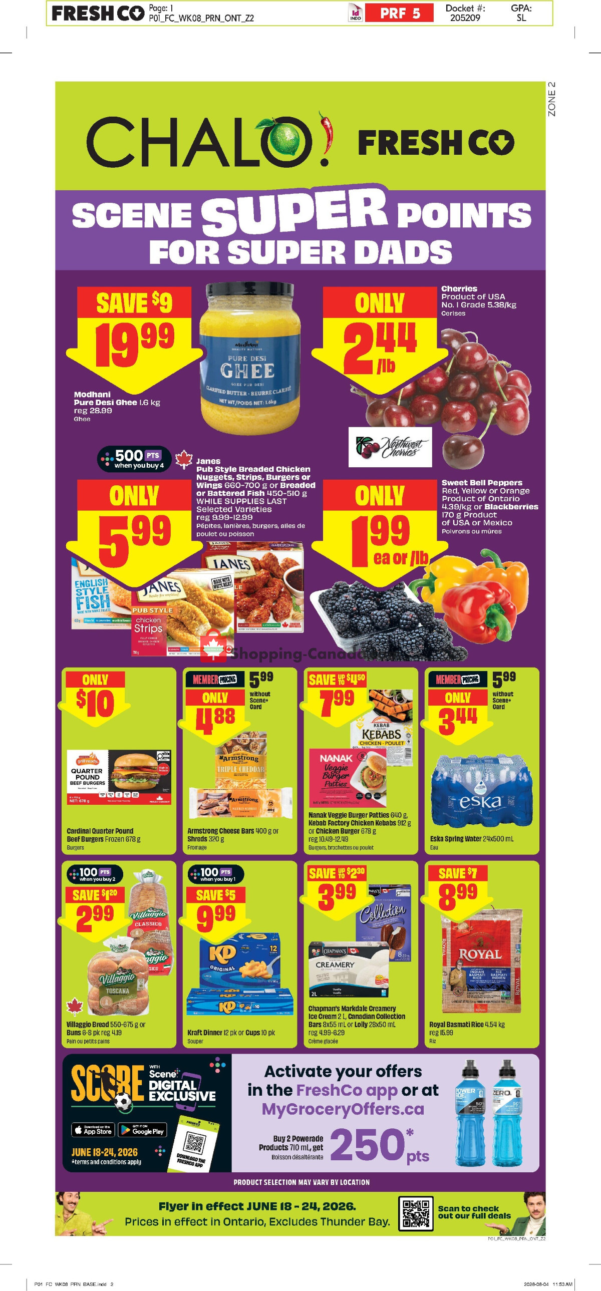 Chalo FreshCo flyer from Thursday June 18, 2026 to Wednesday June 24, 2026 - page 1