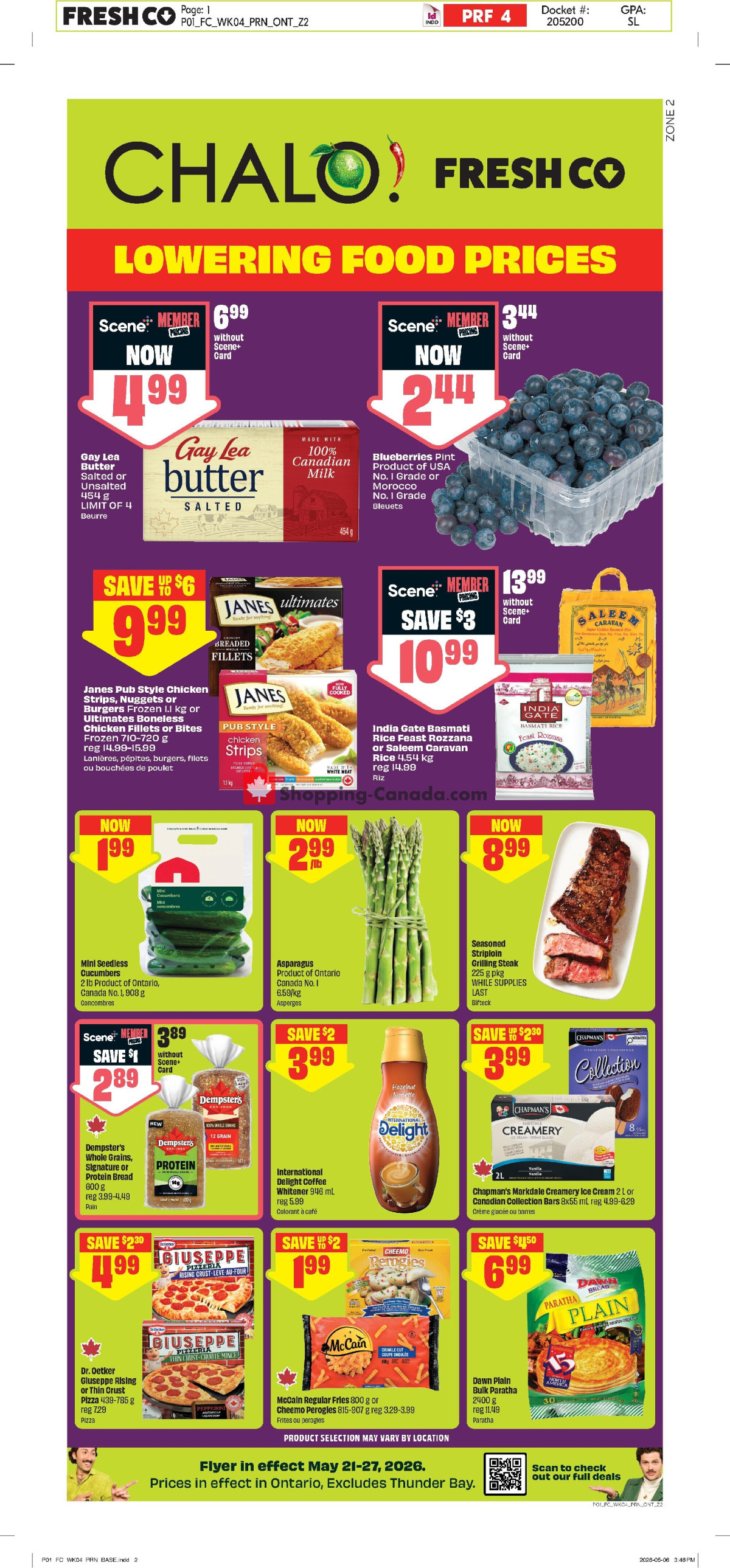 Chalo FreshCo flyer from Thursday May 21, 2026 to Wednesday May 27, 2026 - page 1