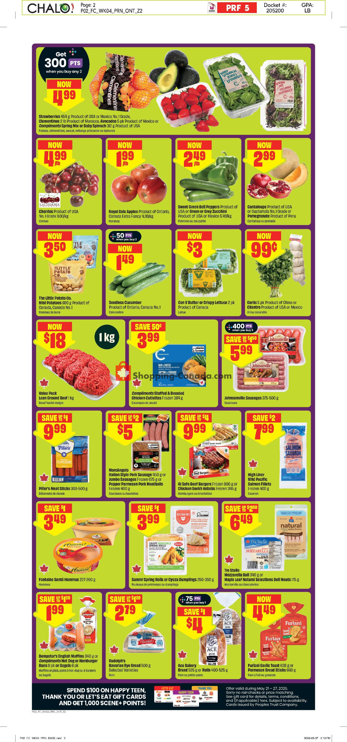 Chalo FreshCo flyer from Thursday May 21, 2026 to Wednesday May 27, 2026 - page 2