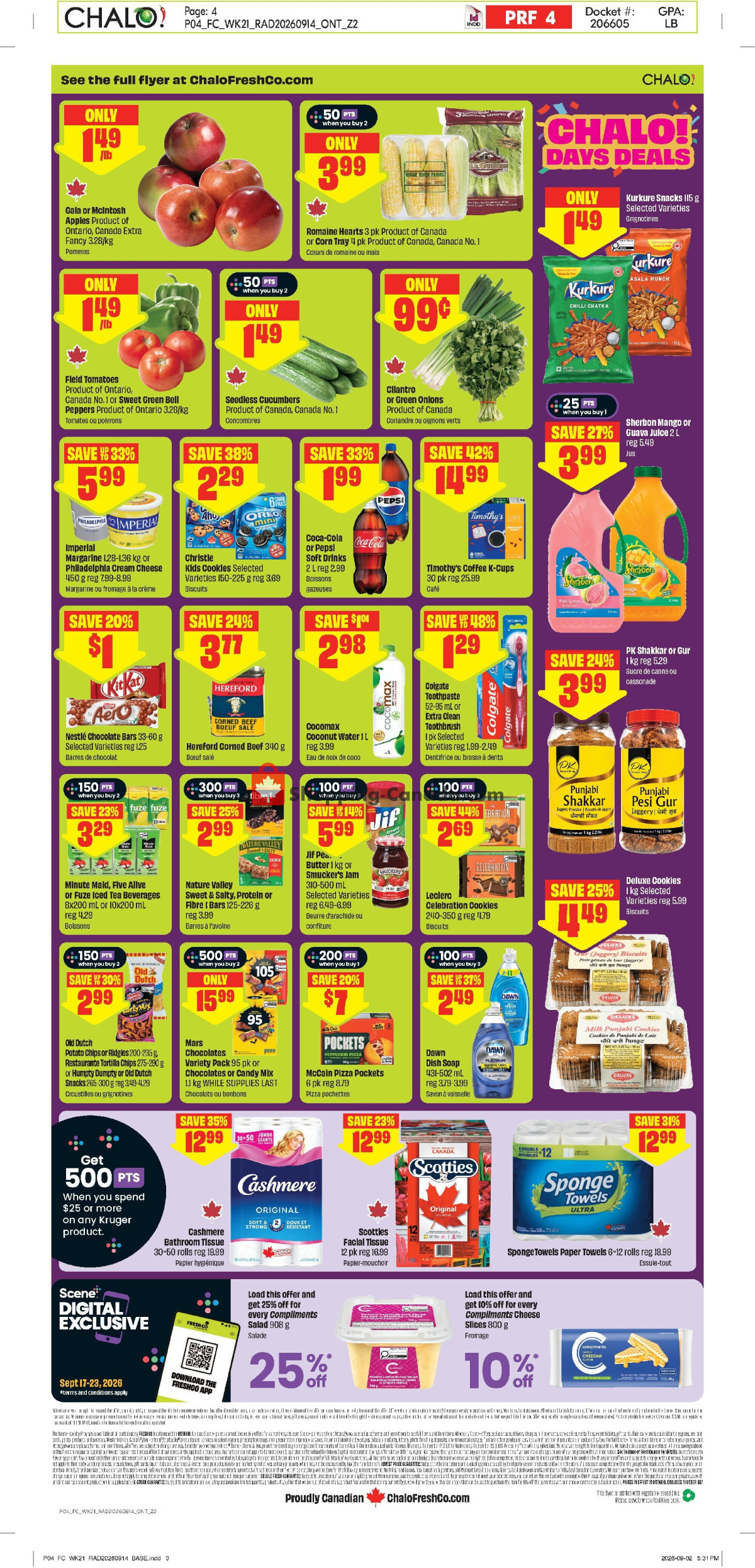 Chalo FreshCo flyer from Thursday September 17, 2026 to Wednesday September 23, 2026 - page 2