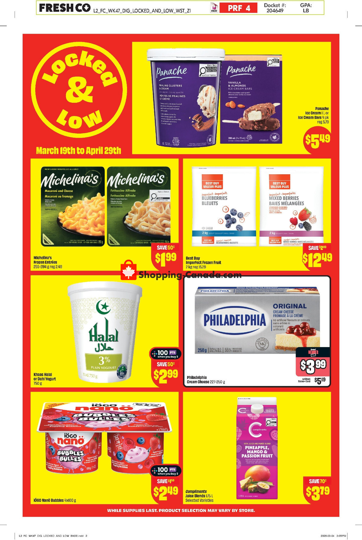 Chalo FreshCo flyer from Thursday March 19, 2026 to Wednesday April 29, 2026 - page 2