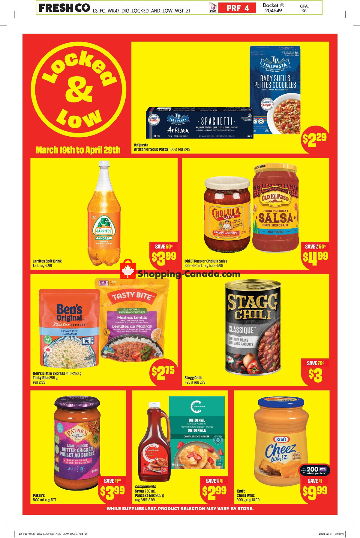Chalo FreshCo flyer from Thursday March 19, 2026 to Wednesday April 29, 2026 - page 3