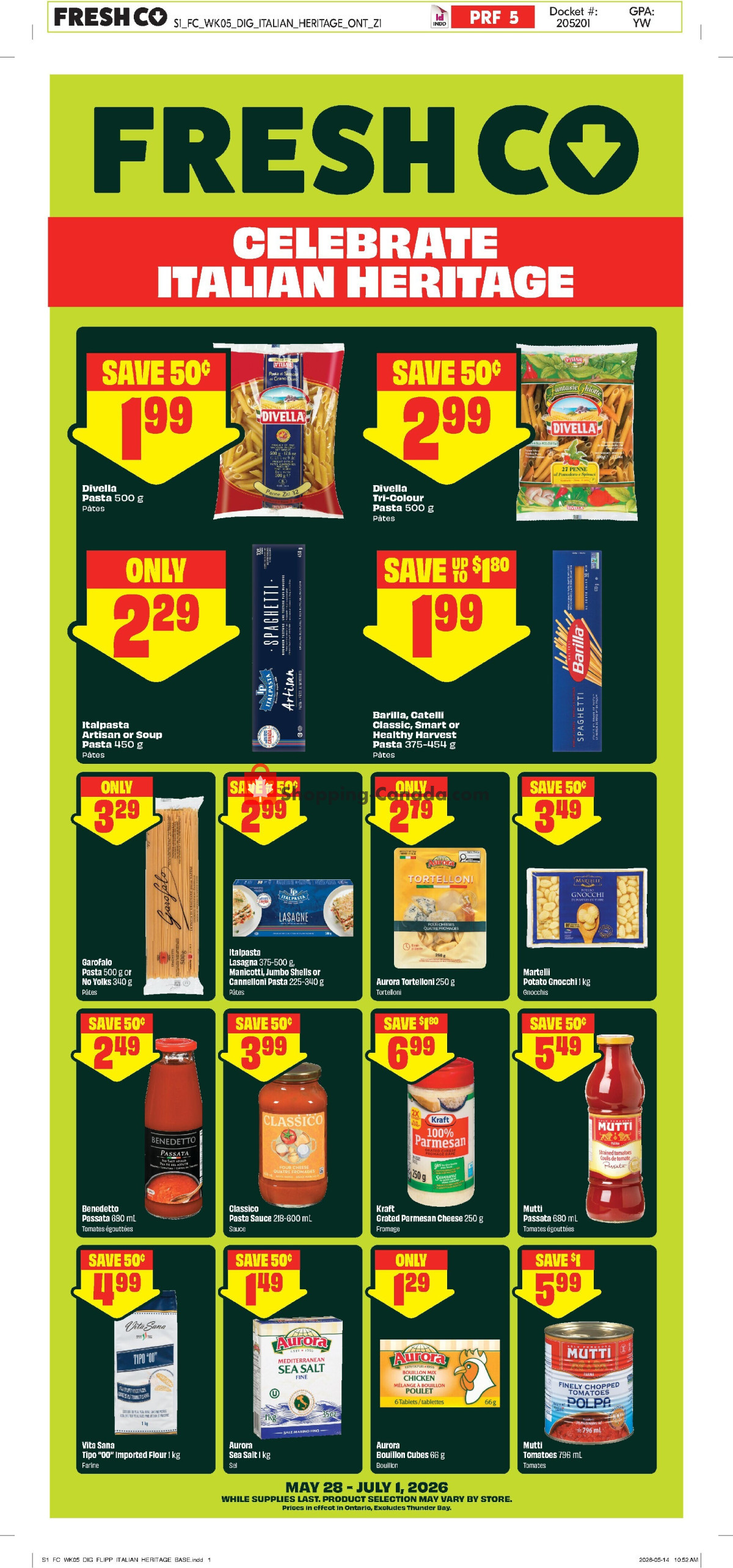 Chalo FreshCo flyer from Thursday May 28, 2026 to Wednesday July 1, 2026 - page 1