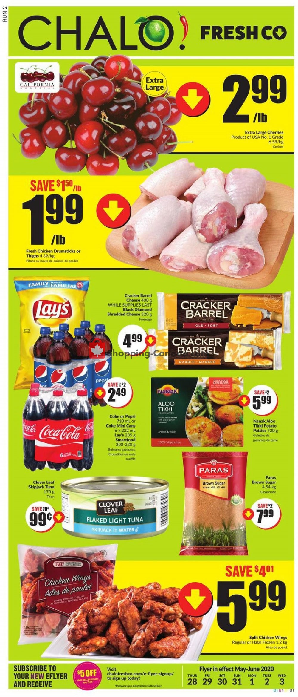 Chalo FreshCo flyer from Thursday May 28, 2020 to Wednesday June 3, 2020 - page 1