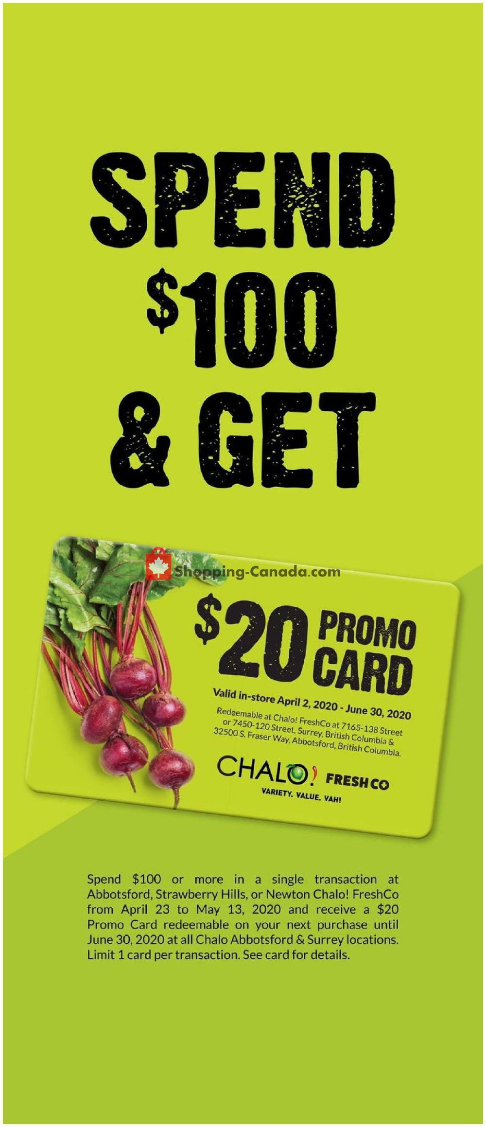 Chalo FreshCo flyer from Thursday April 23, 2020 to Wednesday April 29, 2020 - page 3