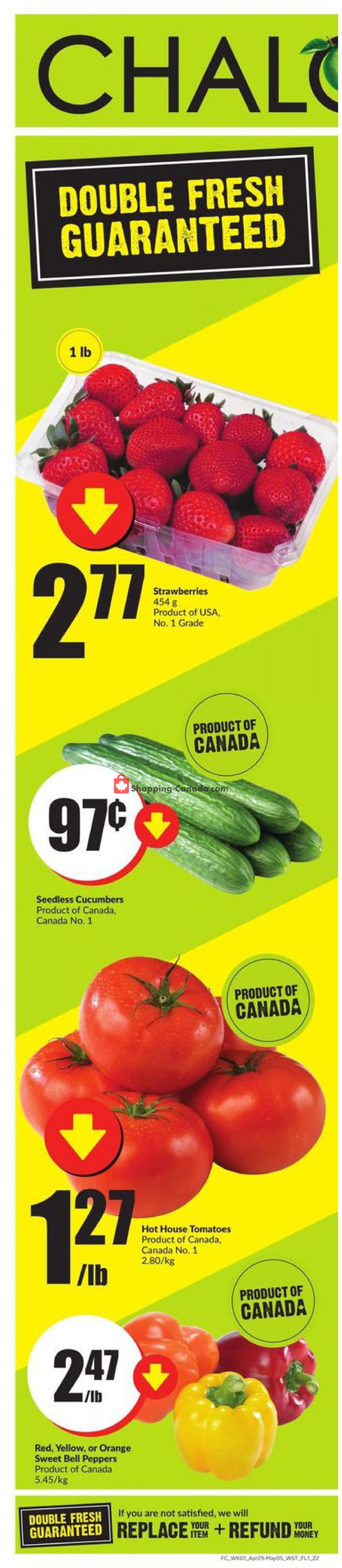 Chalo FreshCo flyer from Thursday April 29, 2021 to Wednesday May 5, 2021 - page 2