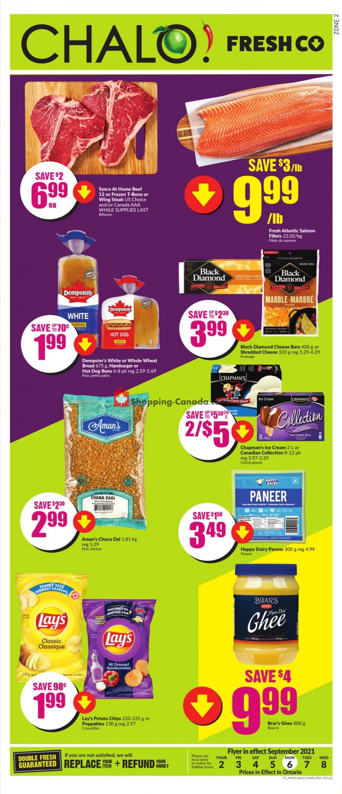 Chalo FreshCo flyer from Thursday September 9, 2021 to Wednesday September 15, 2021 - page 1