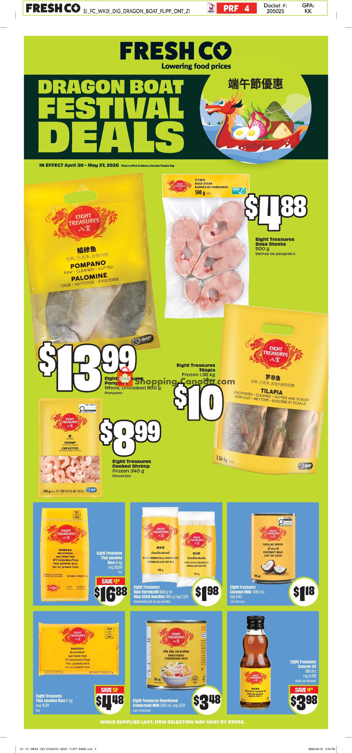 Chalo FreshCo flyer from Thursday April 30, 2026 to Wednesday May 27, 2026 - page 1