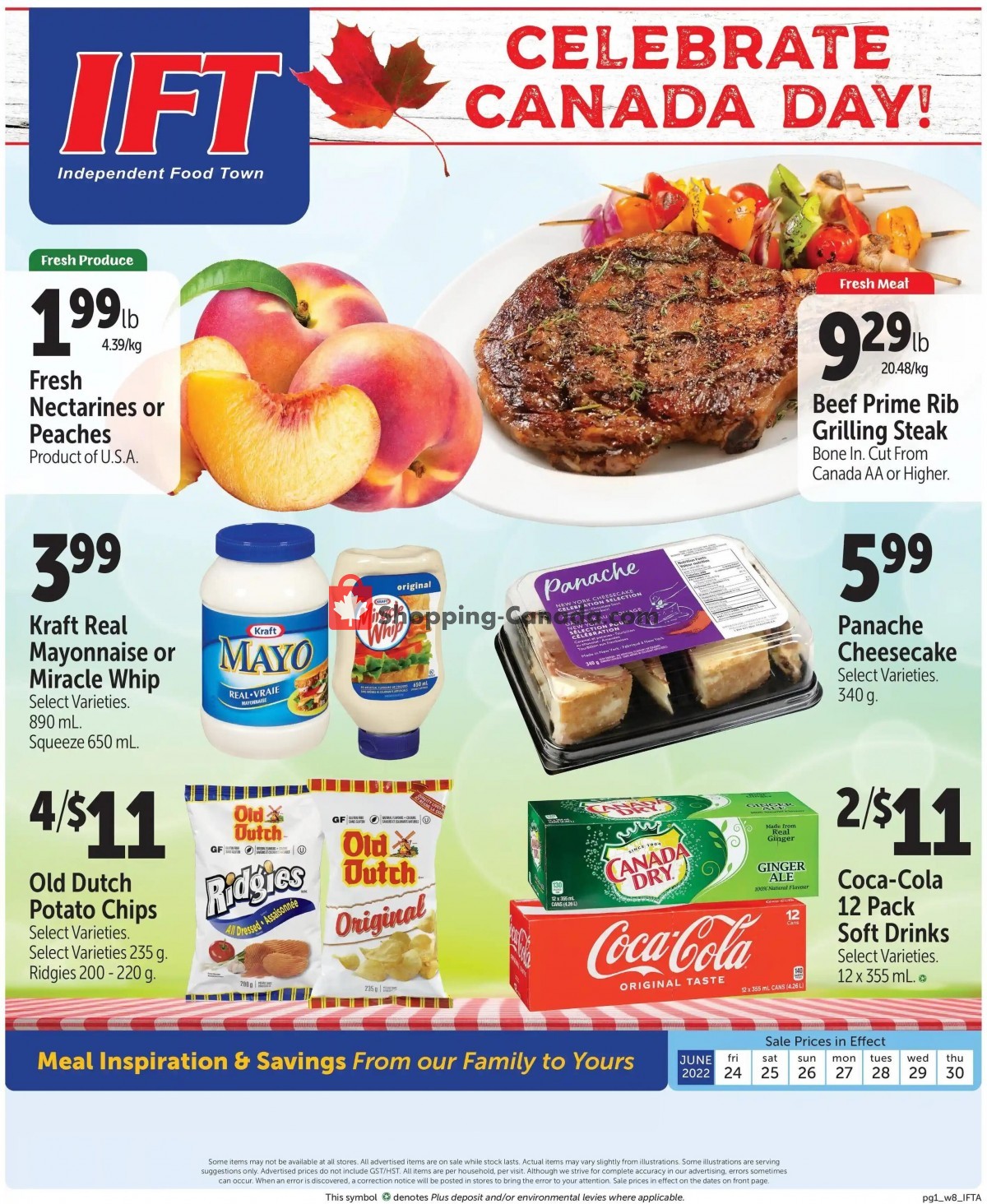 Chesley Grocery Store flyer from Friday June 24, 2022 to Thursday June 30, 2022 - page 1
