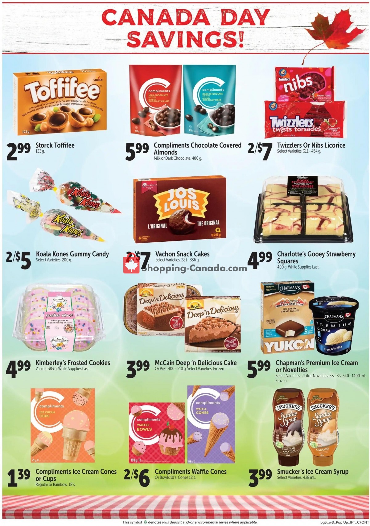 Chesley Grocery Store Canada, flyer (Celebrate Canada Day) June 24