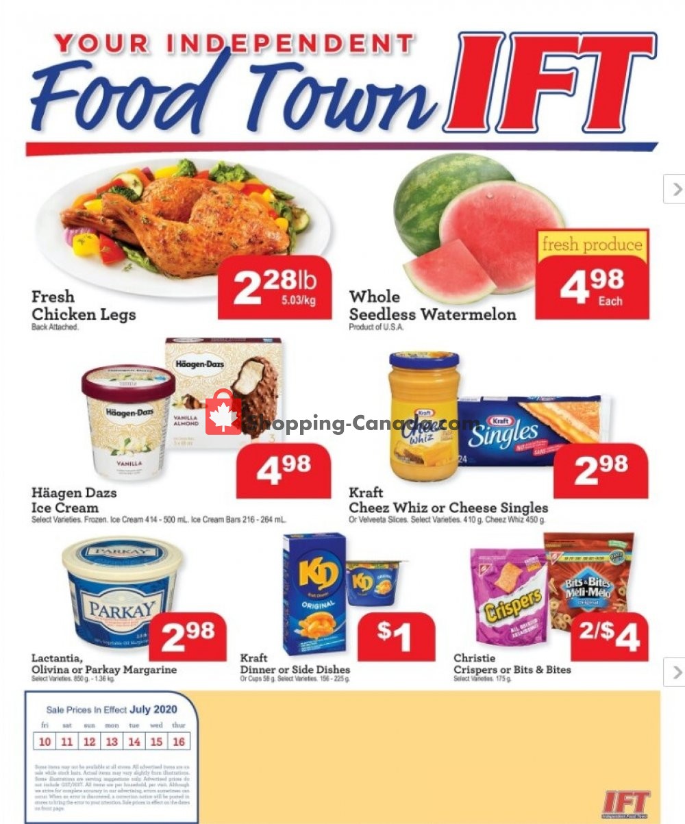 Chesley Grocery Store flyer from Friday July 10, 2020 to Thursday July 16, 2020 - page 1