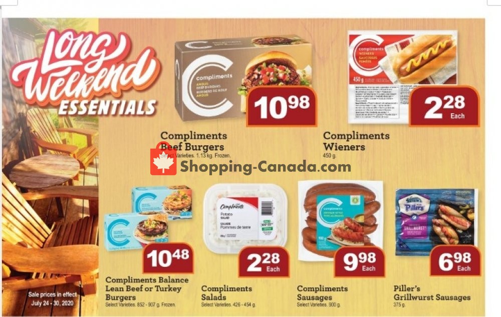 Chesley Grocery Store flyer from Friday July 24, 2020 to Thursday July 30, 2020 - page 5