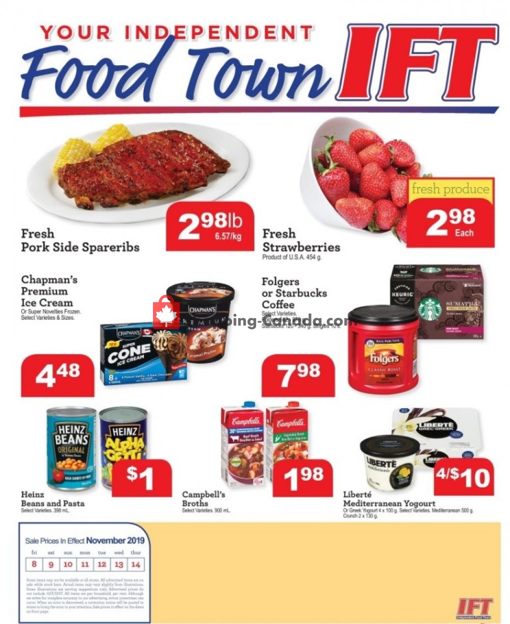 Chesley Grocery Store flyer from Friday November 8, 2019 to Thursday November 14, 2019 - page 1