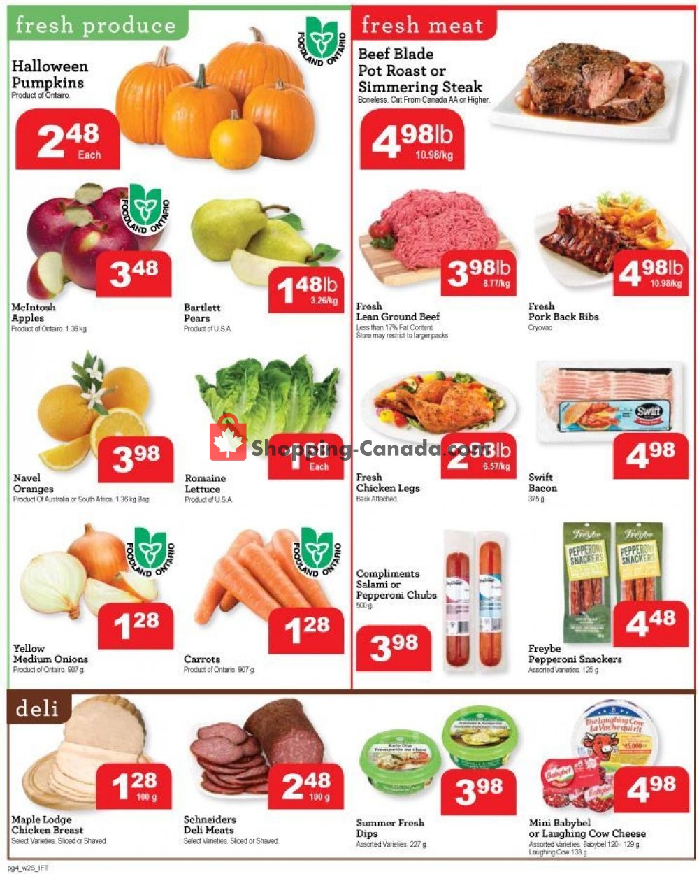 Chesley Grocery Store flyer from Friday October 19, 2018 to Thursday October 25, 2018 - page 4