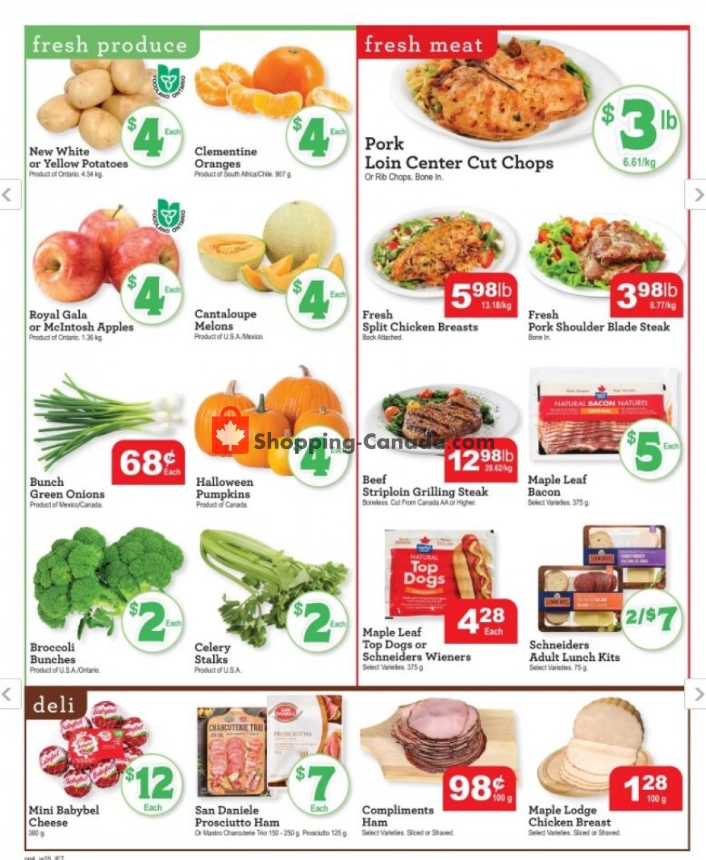 Chesley Grocery Store flyer from Friday October 16, 2020 to Thursday October 22, 2020 - page 4