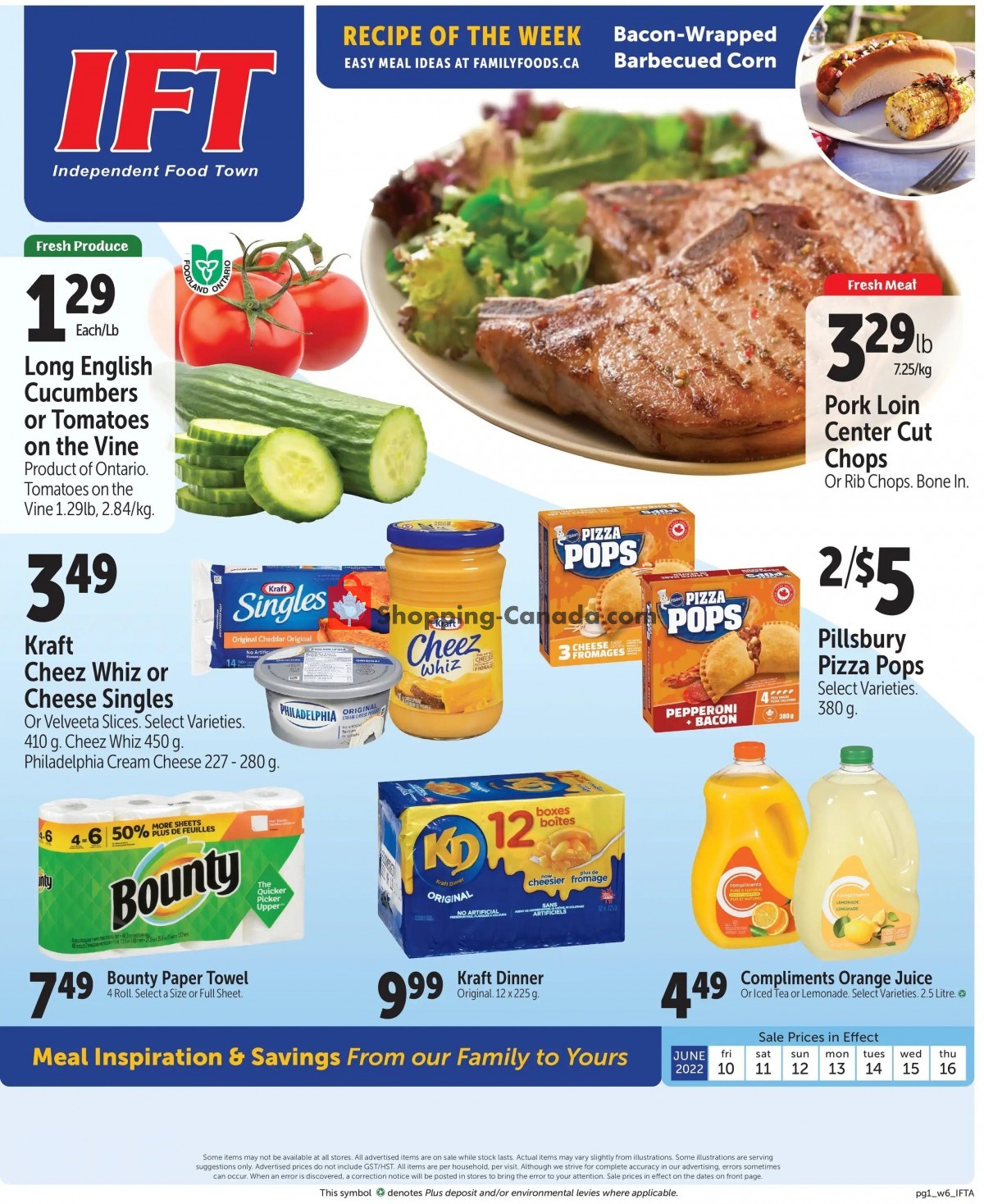 Chesley Grocery Store flyer from Friday June 10, 2022 to Thursday June 16, 2022 - page 1