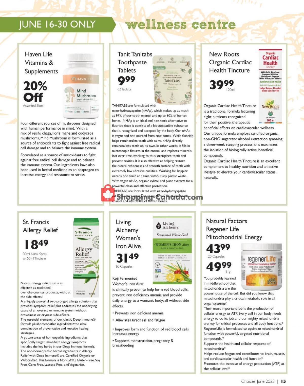 Choices Market flyer from Thursday June 1, 2023 to Friday June 30, 2023 - page 15
