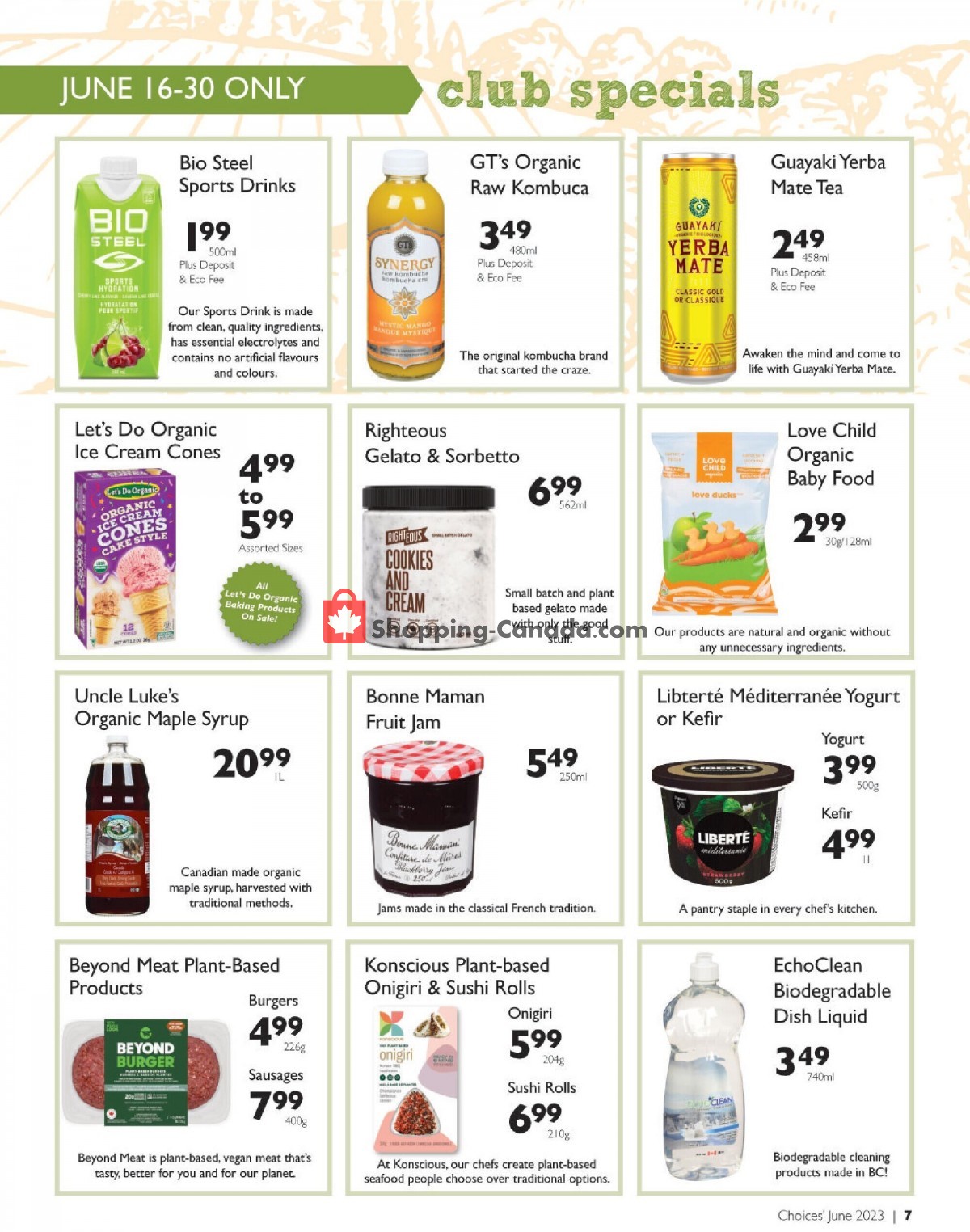 Choices Market flyer from Thursday June 1, 2023 to Friday June 30, 2023 - page 7