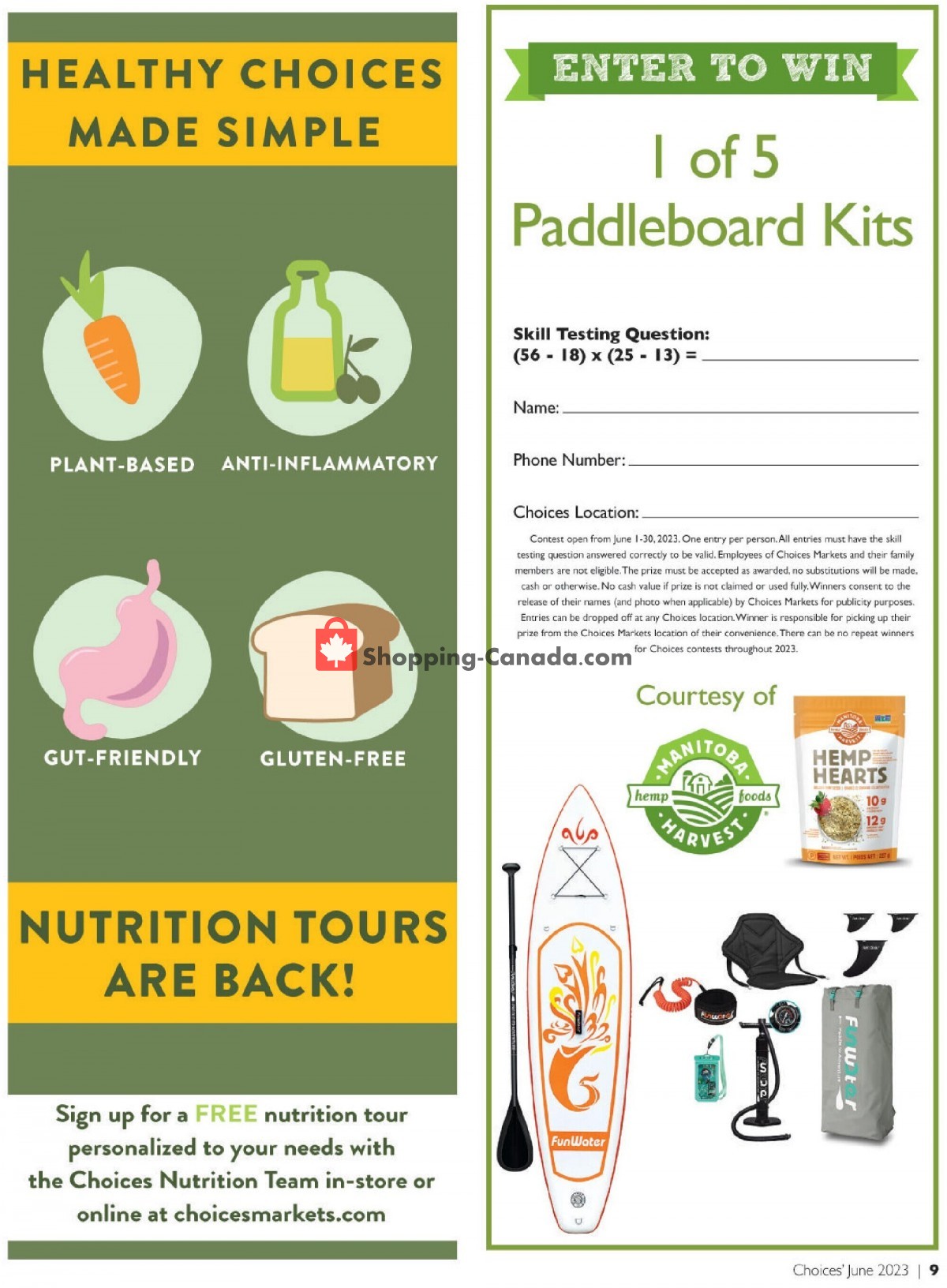 Choices Market flyer from Thursday June 1, 2023 to Friday June 30, 2023 - page 9