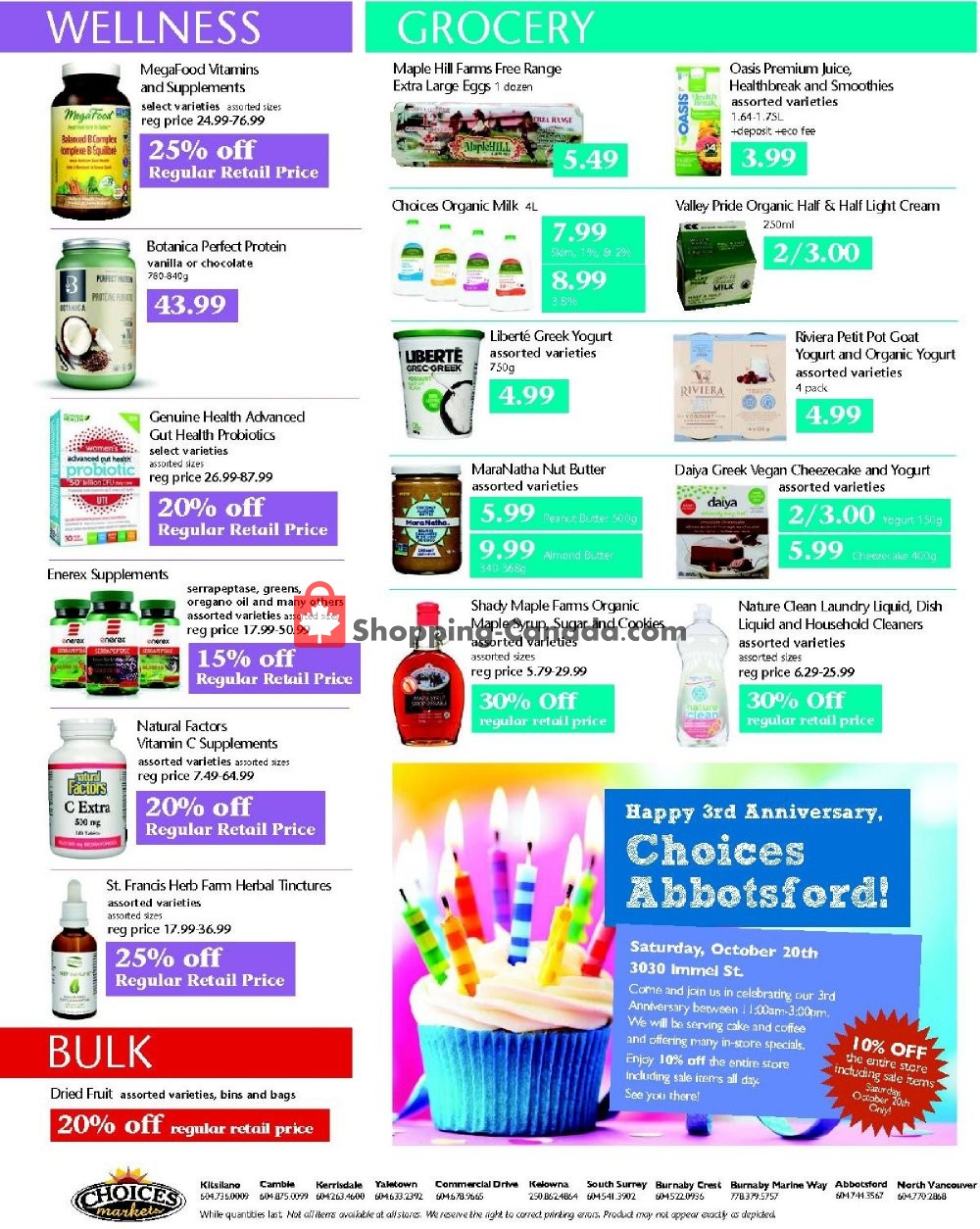 Choices Market flyer from Thursday October 18, 2018 to Wednesday October 24, 2018 - page 4