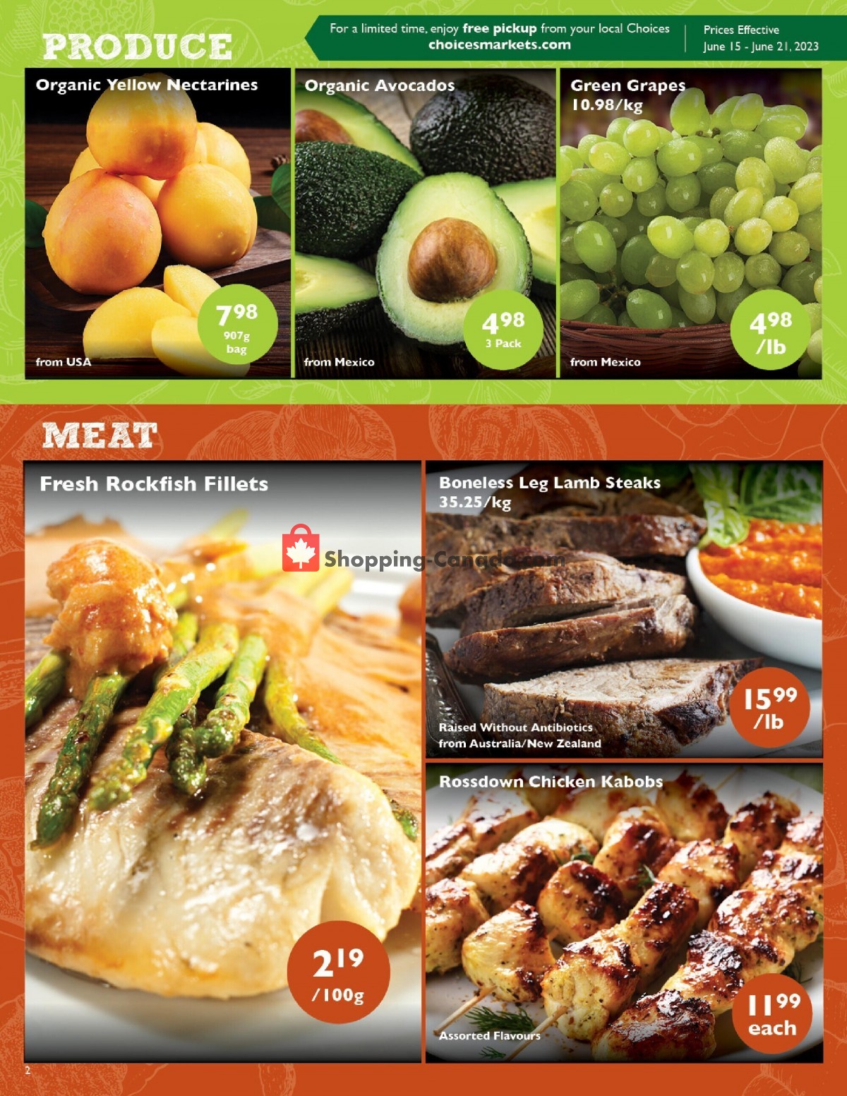 Choices Market flyer from Thursday June 15, 2023 to Wednesday June 21, 2023 - page 2