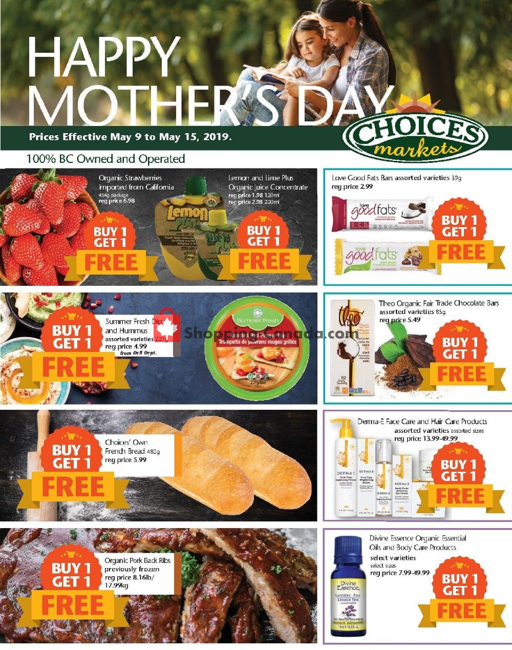 Choices Market flyer from Thursday May 9, 2019 to Wednesday May 15, 2019 - page 1