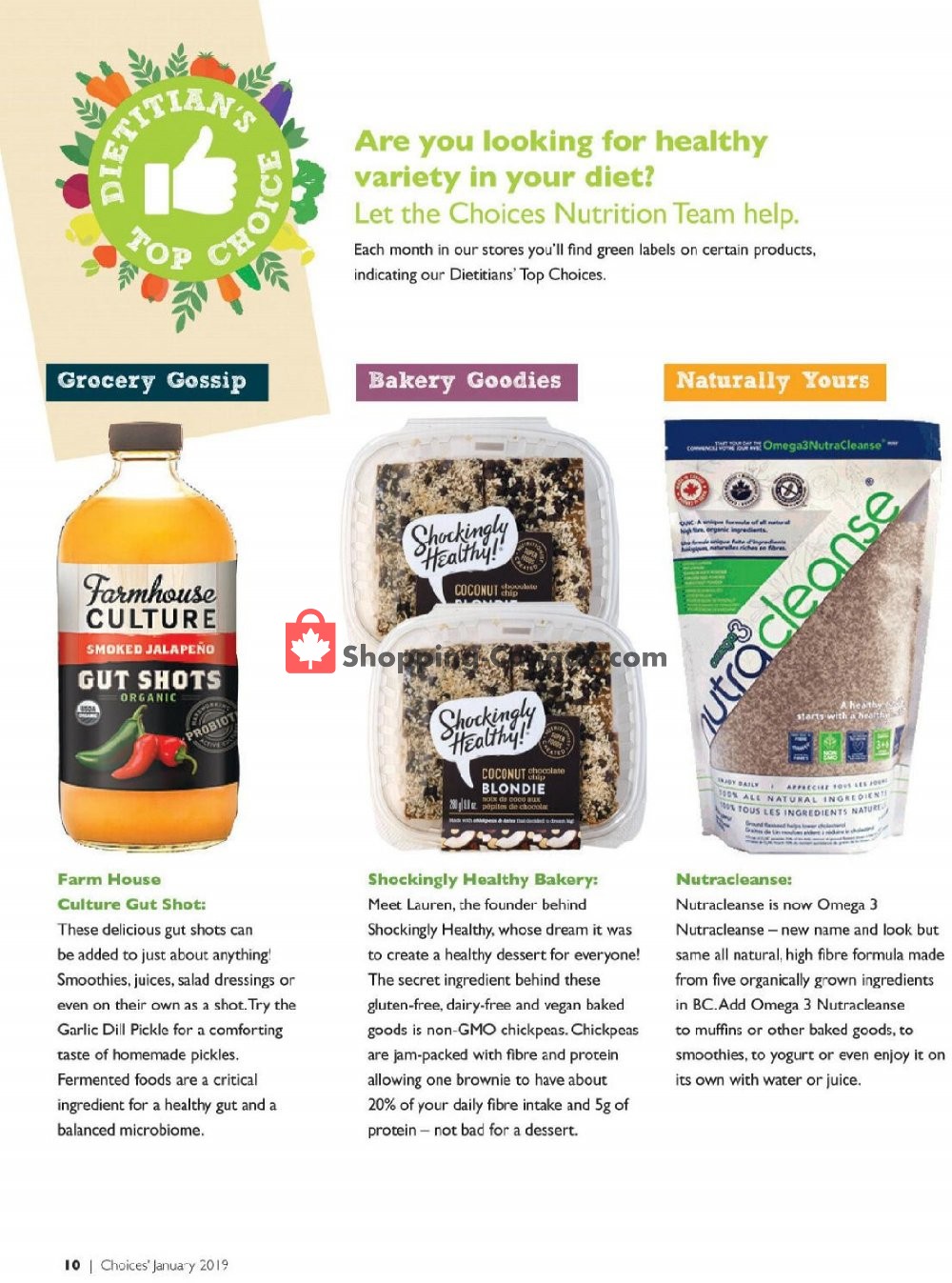 Choices Market flyer from Tuesday January 1, 2019 to Thursday January 31, 2019 - page 10