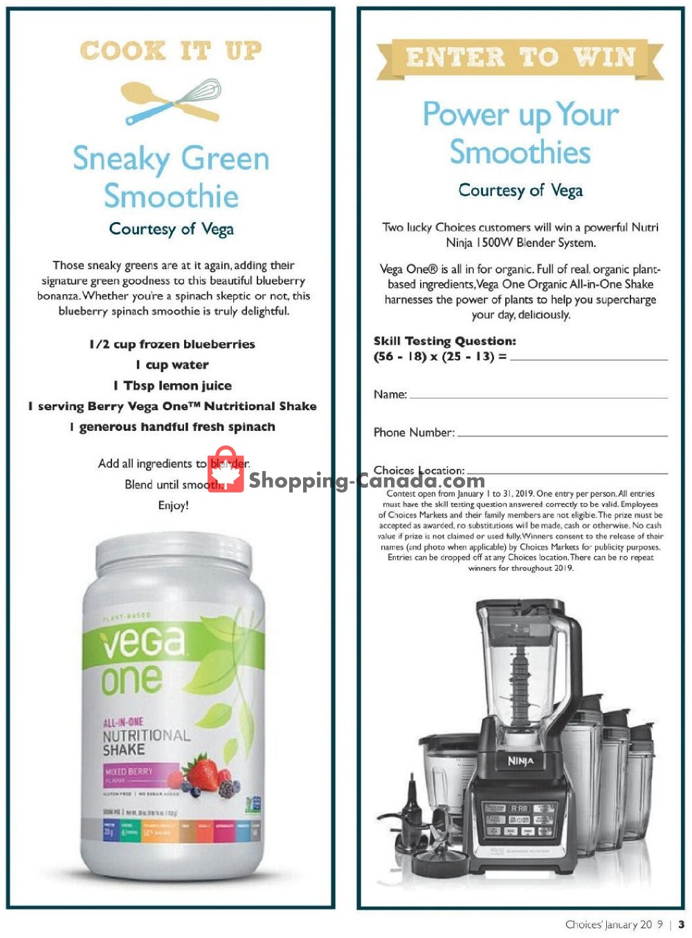 Choices Market flyer from Tuesday January 1, 2019 to Thursday January 31, 2019 - page 3
