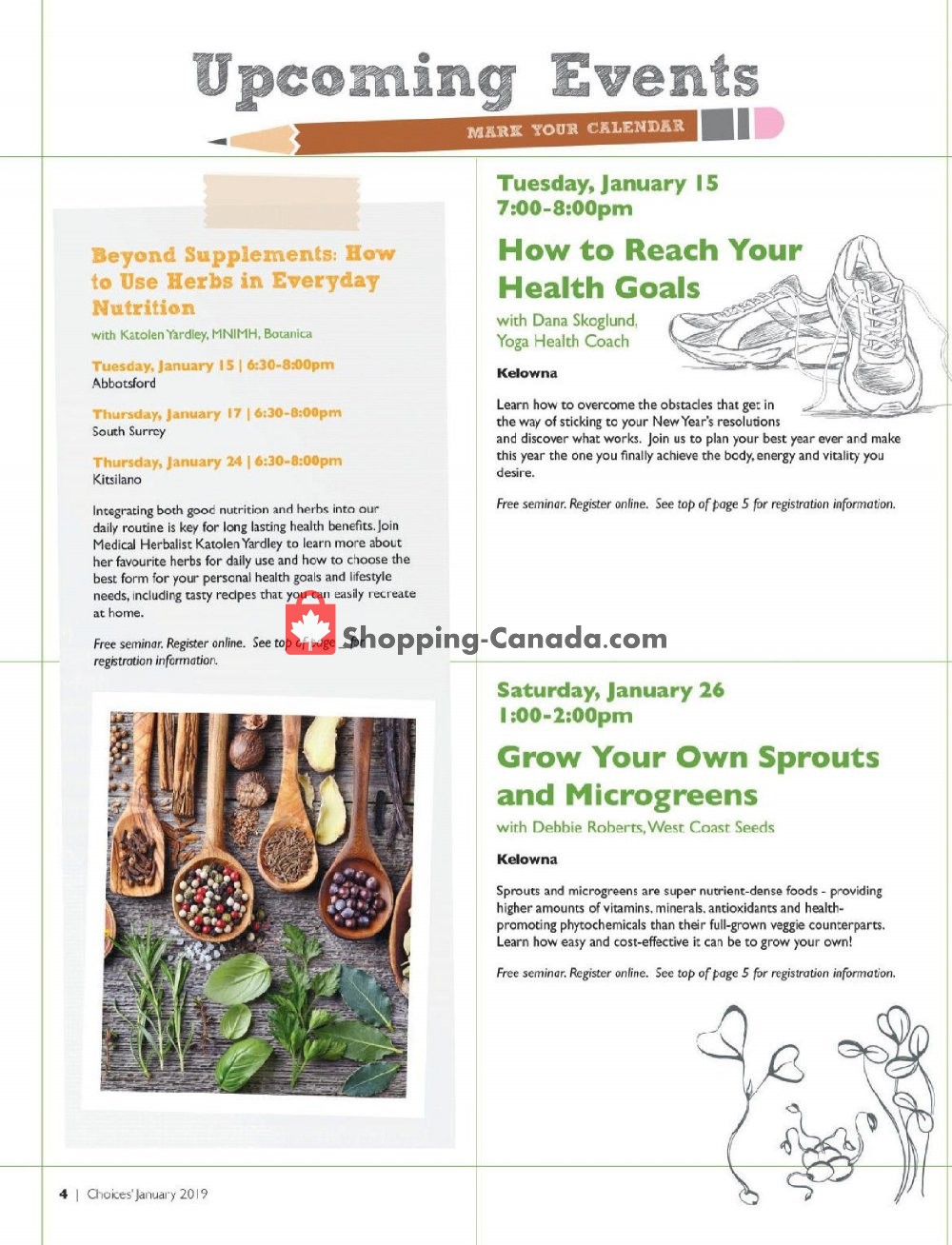 Choices Market flyer from Tuesday January 1, 2019 to Thursday January 31, 2019 - page 4