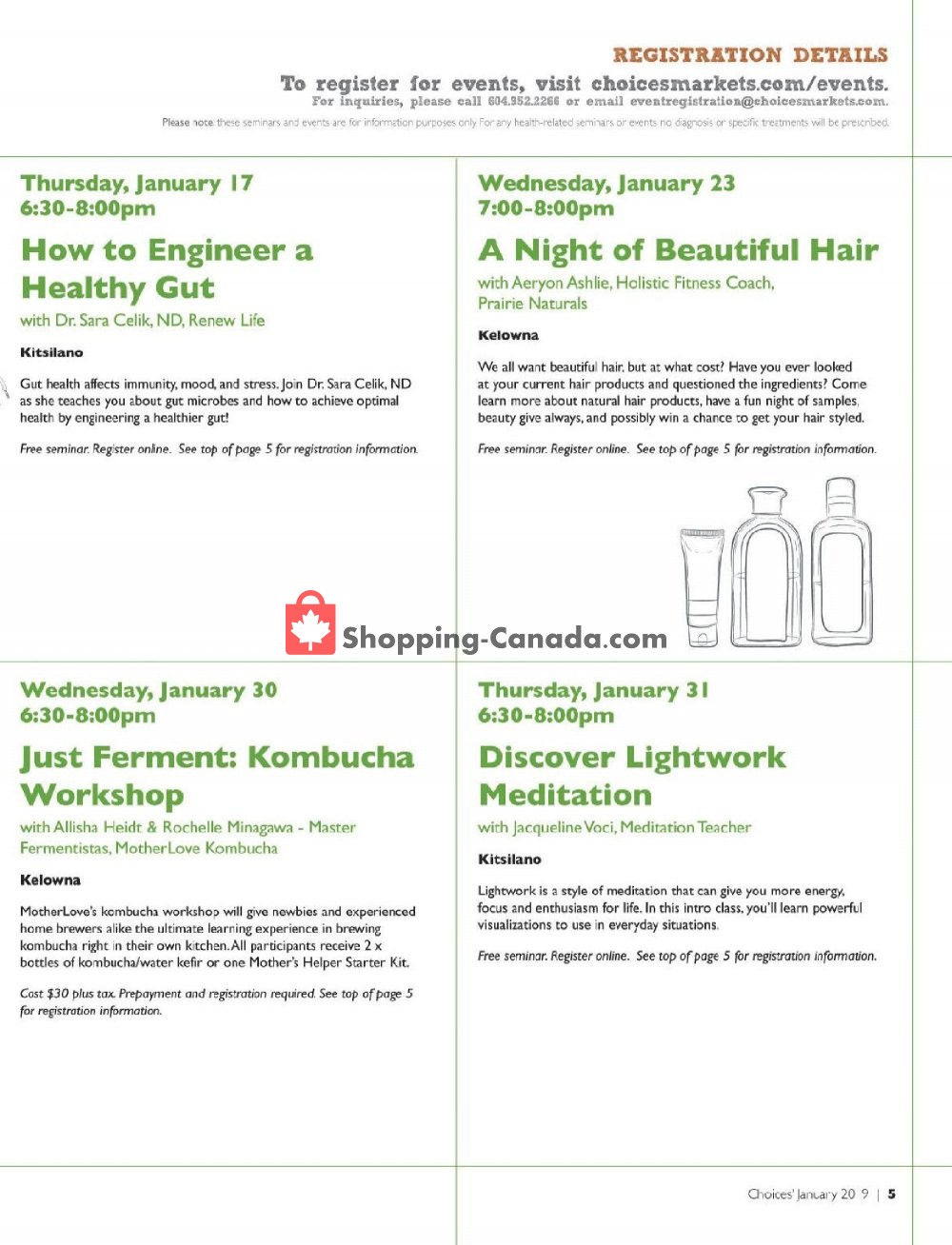Choices Market flyer from Tuesday January 1, 2019 to Thursday January 31, 2019 - page 5