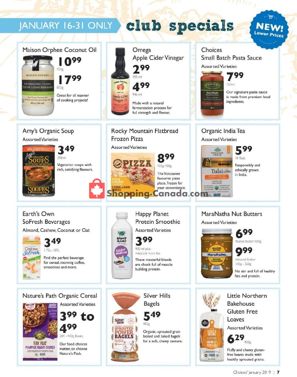 Choices Market flyer from Tuesday January 1, 2019 to Thursday January 31, 2019 - page 7