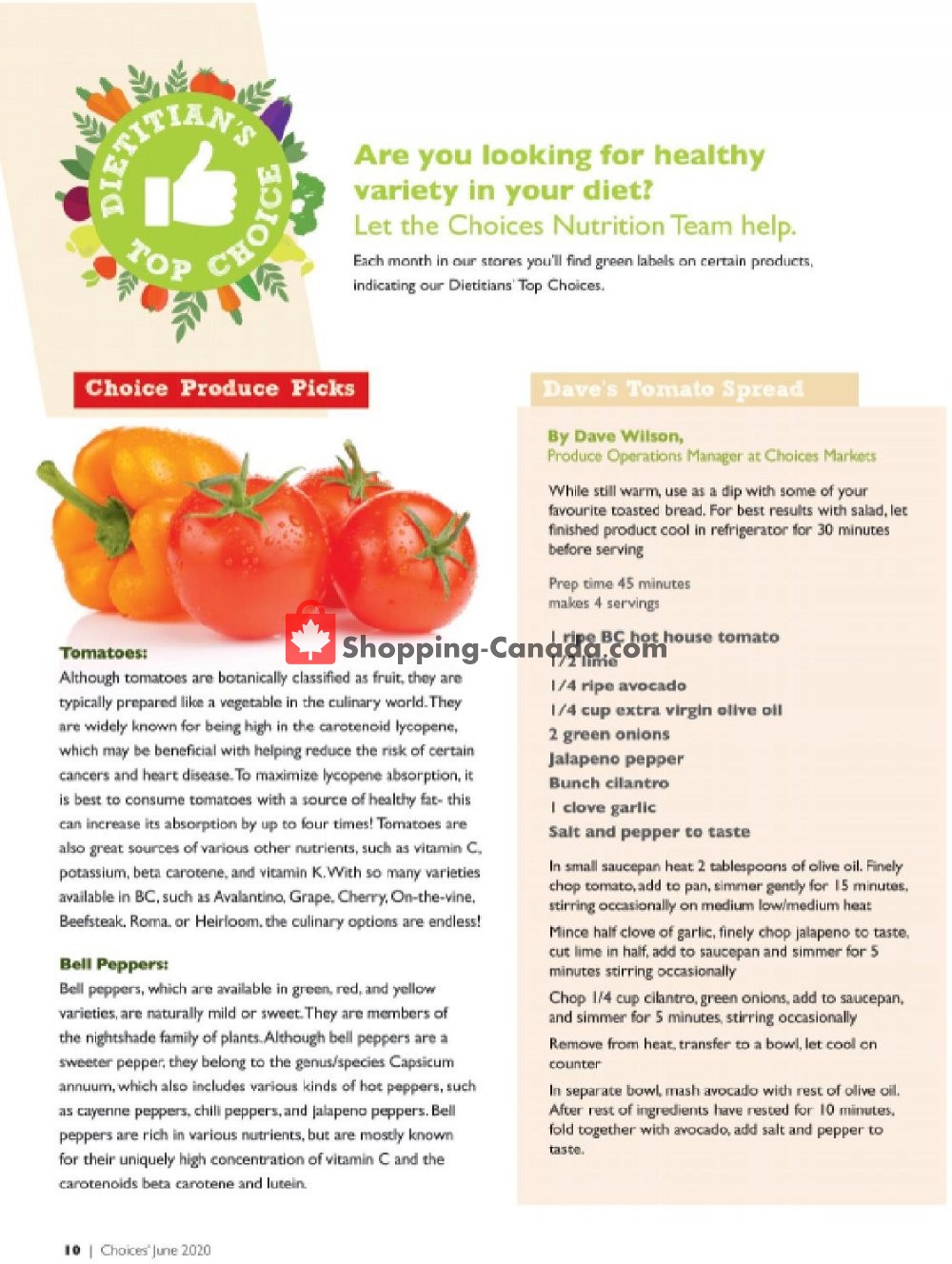 Choices Market flyer from Monday June 1, 2020 to Tuesday June 30, 2020 - page 10