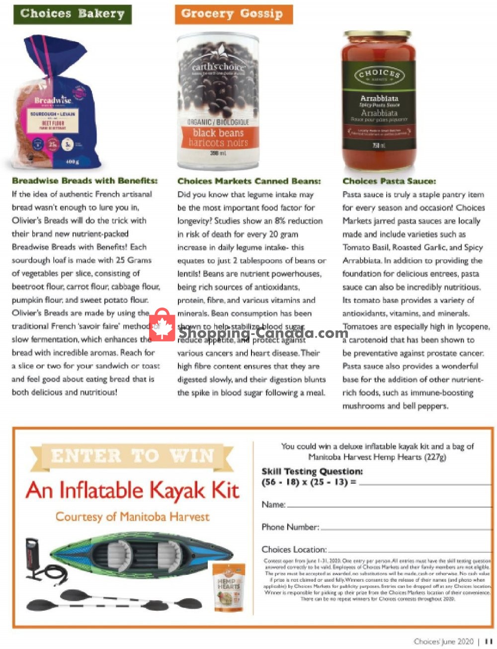 Choices Market flyer from Monday June 1, 2020 to Tuesday June 30, 2020 - page 11