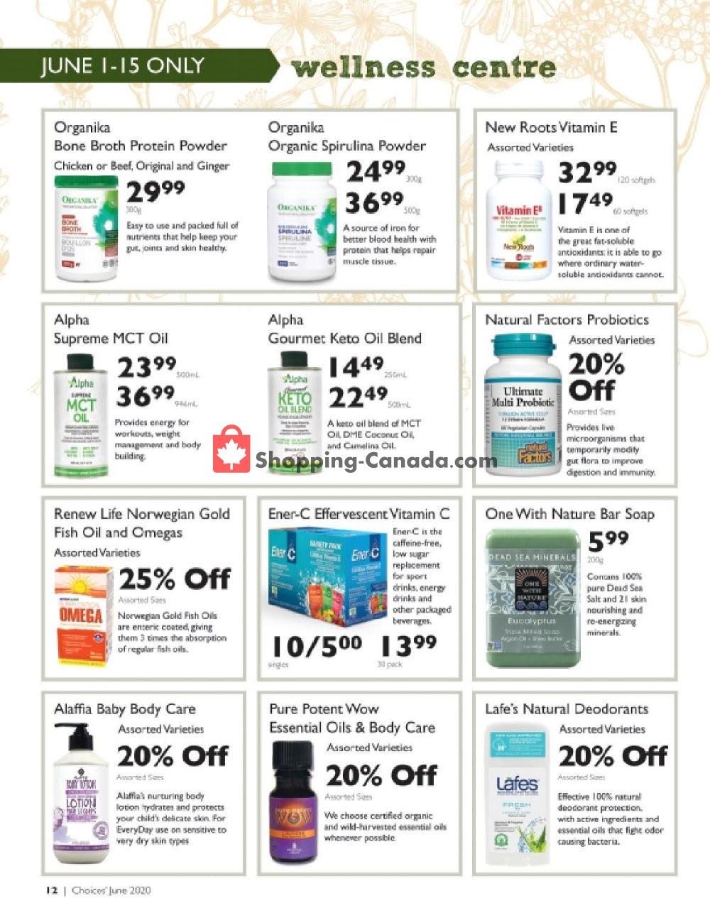 Choices Market flyer from Monday June 1, 2020 to Tuesday June 30, 2020 - page 12