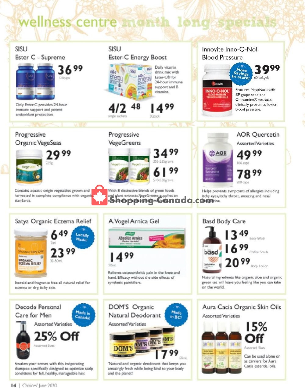 Choices Market flyer from Monday June 1, 2020 to Tuesday June 30, 2020 - page 14