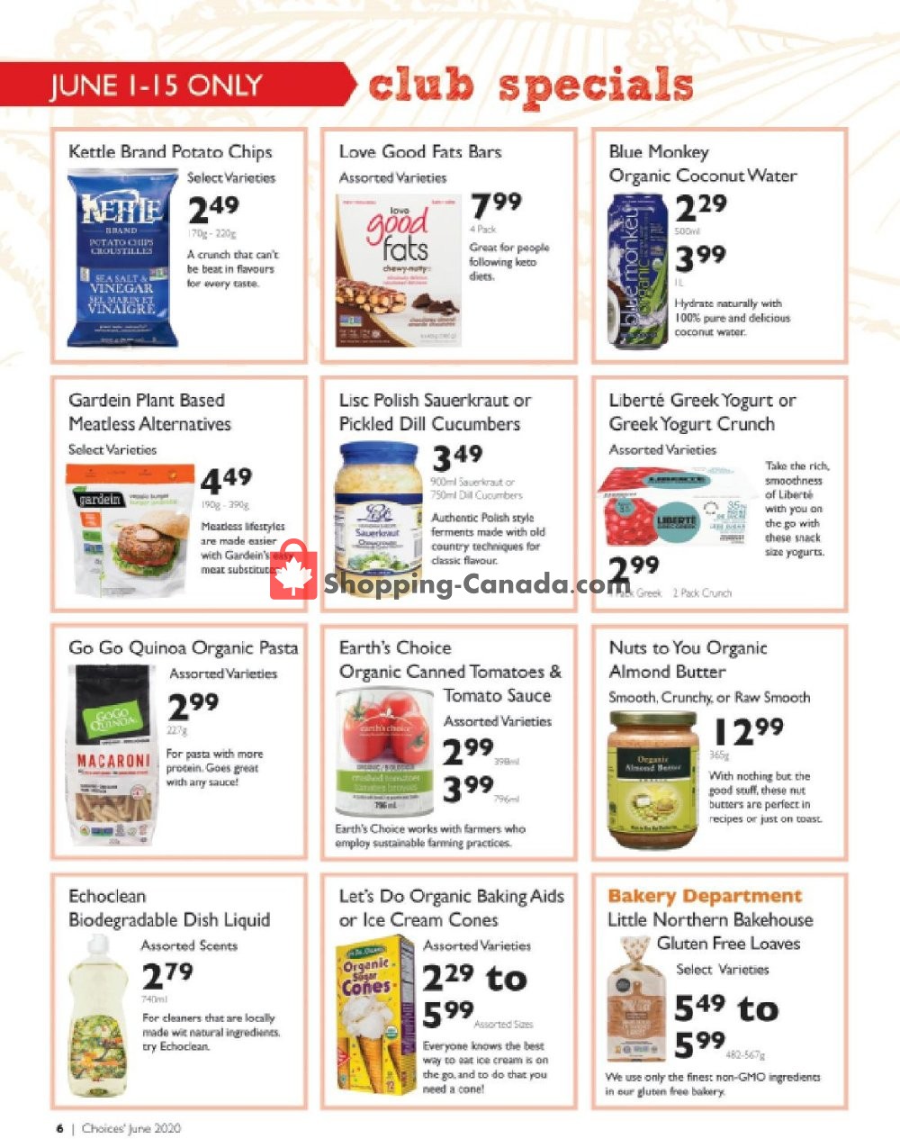 Choices Market flyer from Monday June 1, 2020 to Tuesday June 30, 2020 - page 6