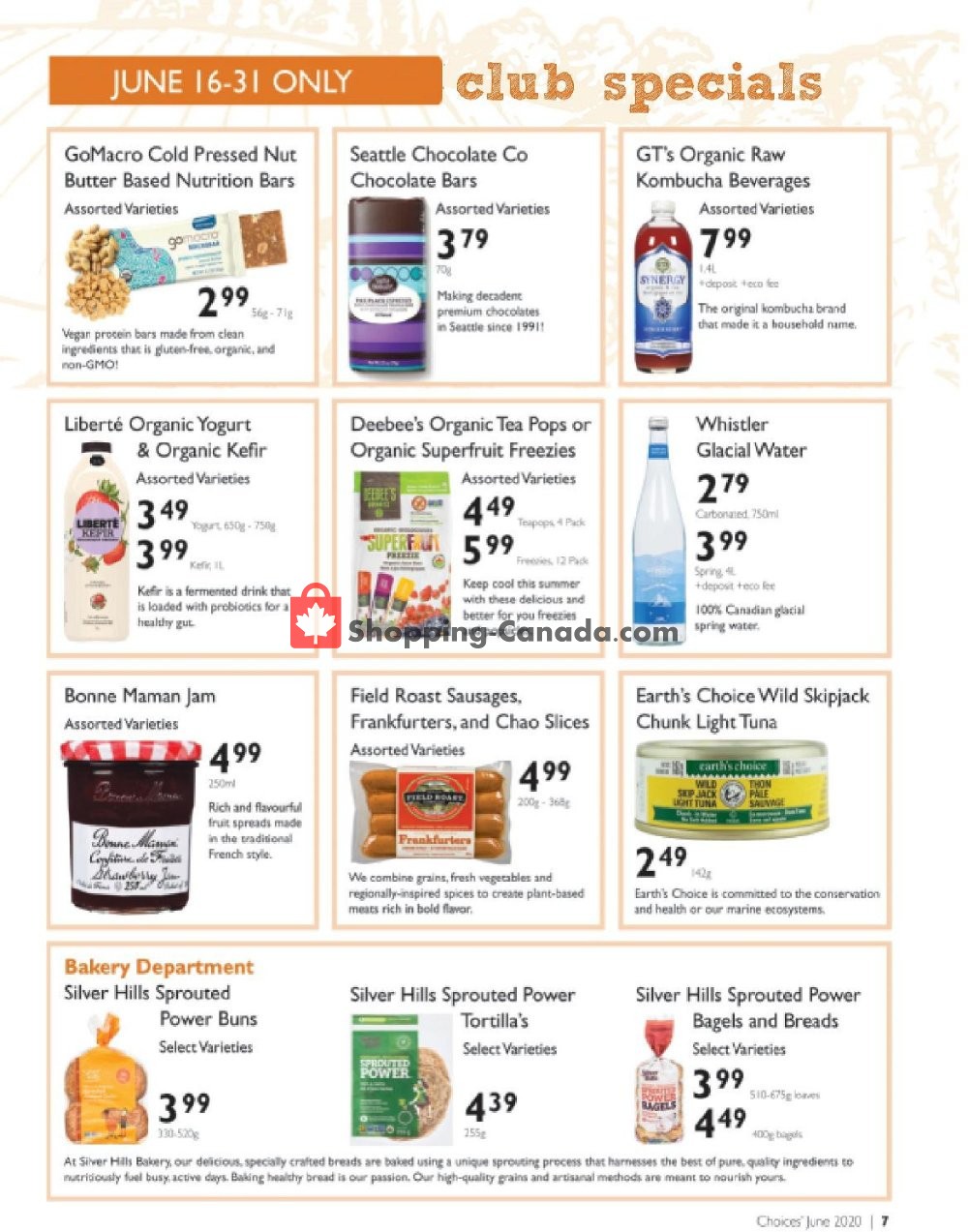 Choices Market flyer from Monday June 1, 2020 to Tuesday June 30, 2020 - page 7