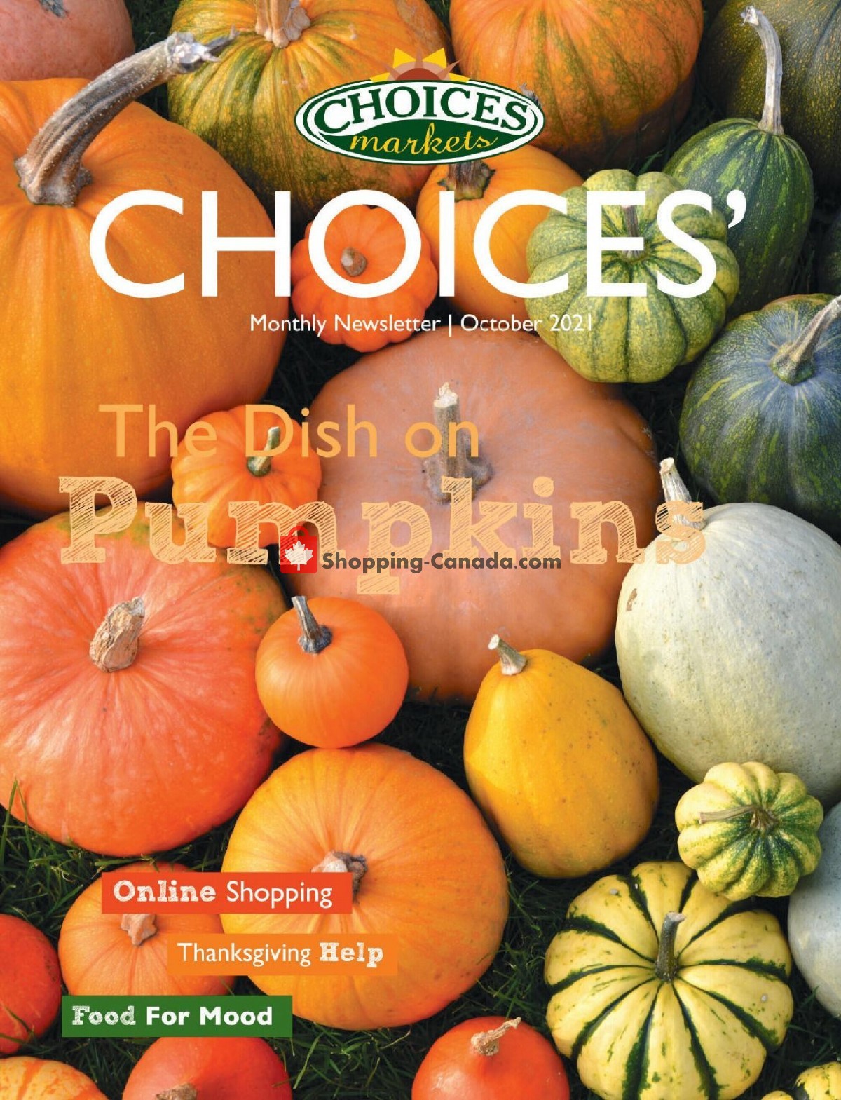 Choices Market flyer from Friday October 1, 2021 to Sunday October 31, 2021 - page 1