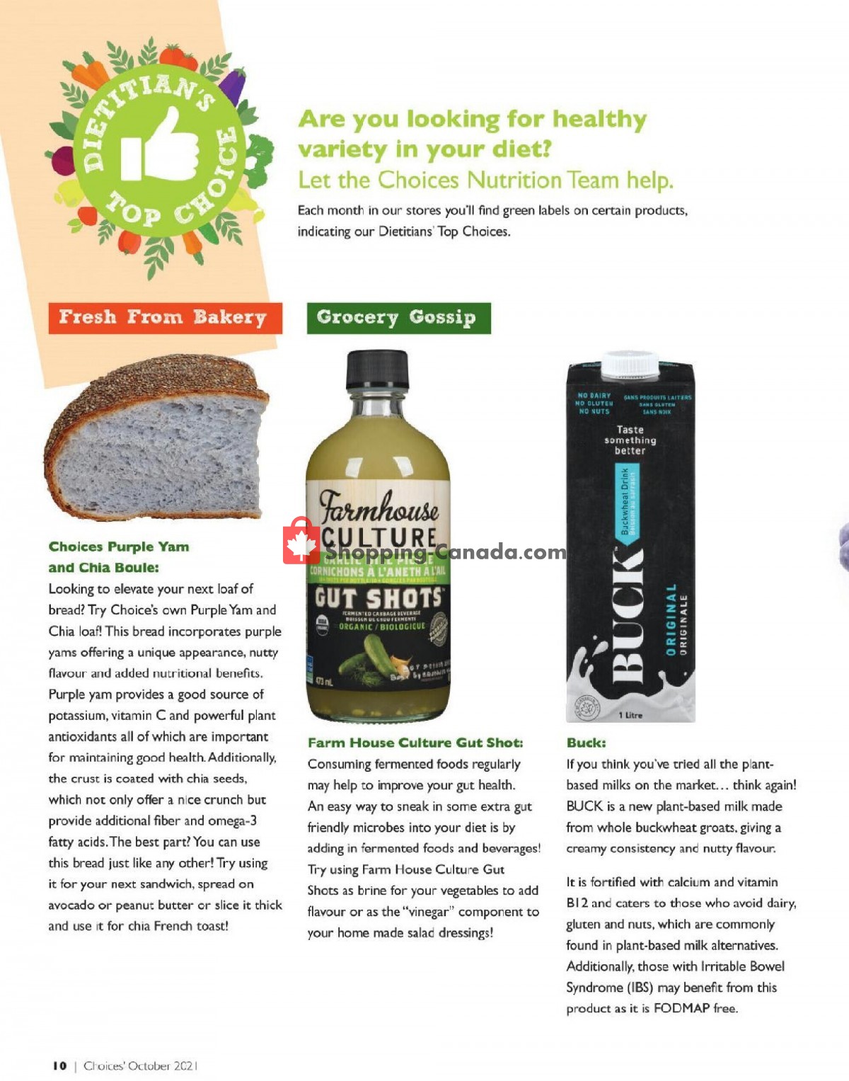 Choices Market flyer from Friday October 1, 2021 to Sunday October 31, 2021 - page 10