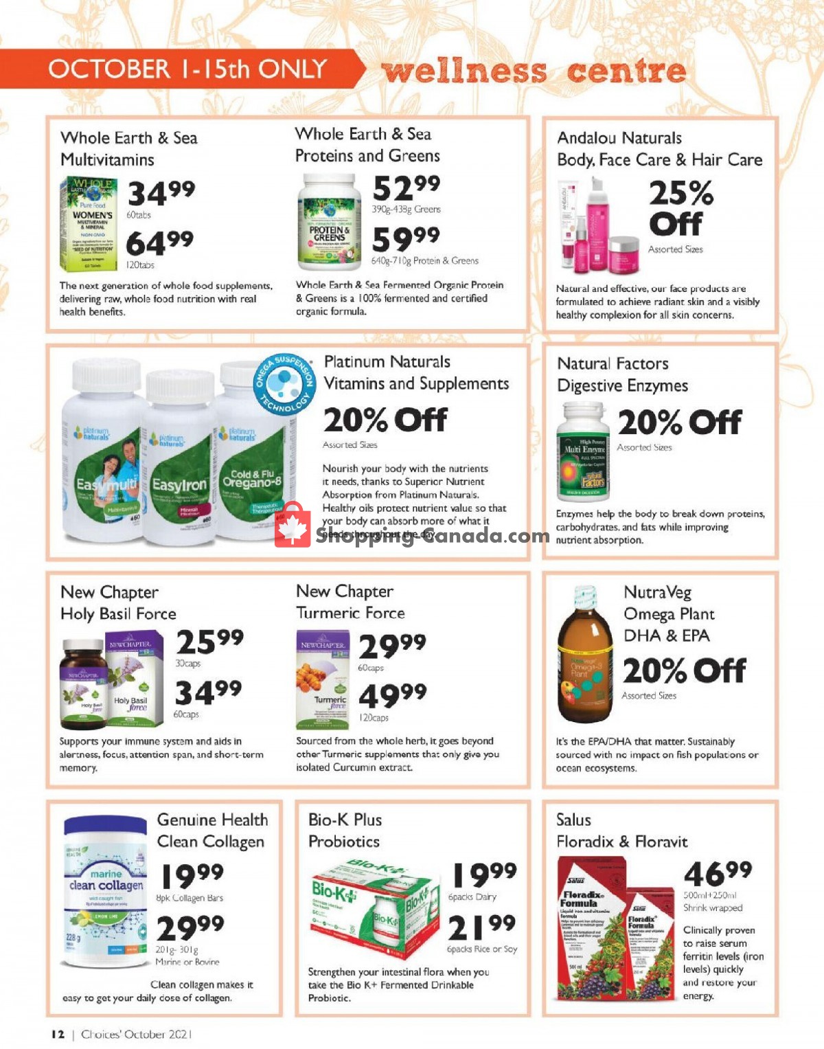Choices Market flyer from Friday October 1, 2021 to Sunday October 31, 2021 - page 12