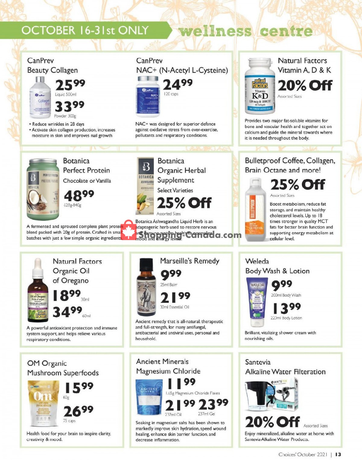 Choices Market flyer from Friday October 1, 2021 to Sunday October 31, 2021 - page 13
