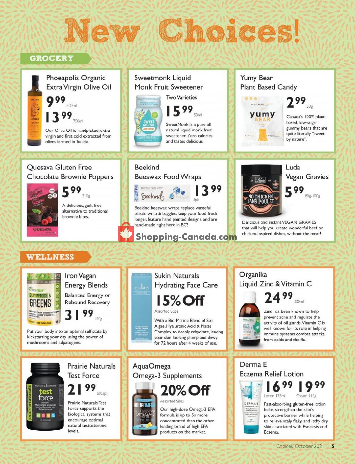 Choices Market flyer from Friday October 1, 2021 to Sunday October 31, 2021 - page 5