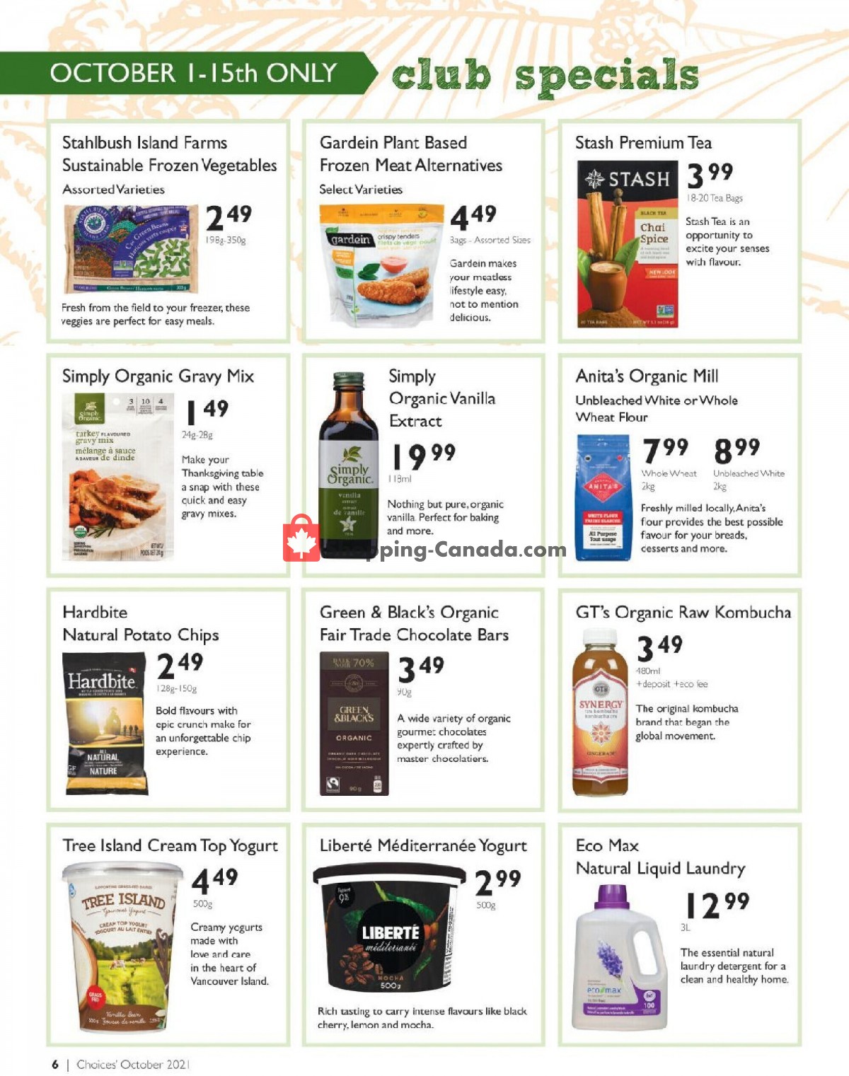 Choices Market flyer from Friday October 1, 2021 to Sunday October 31, 2021 - page 6